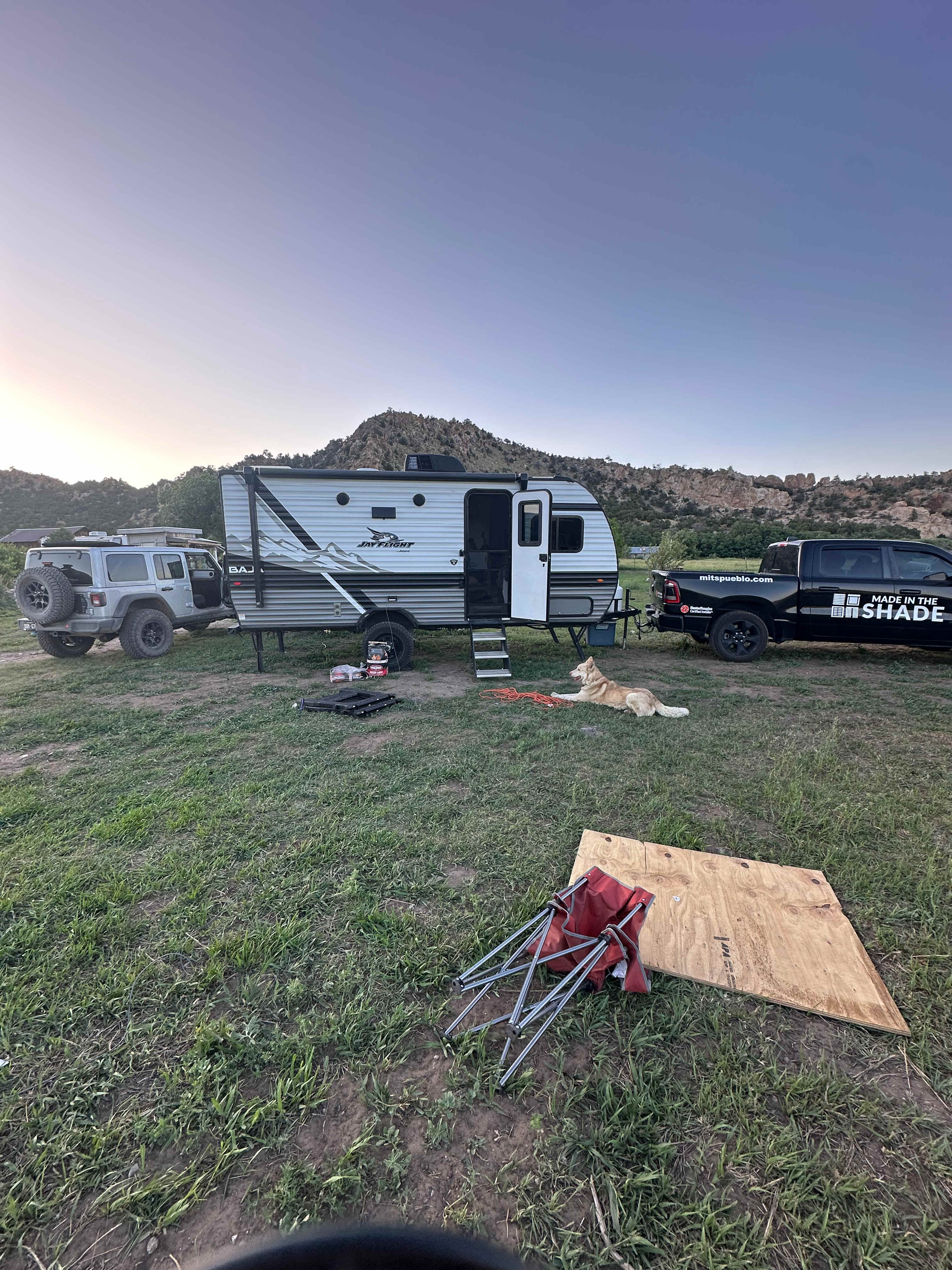Camp 2  Sand Dunes and 14er access.