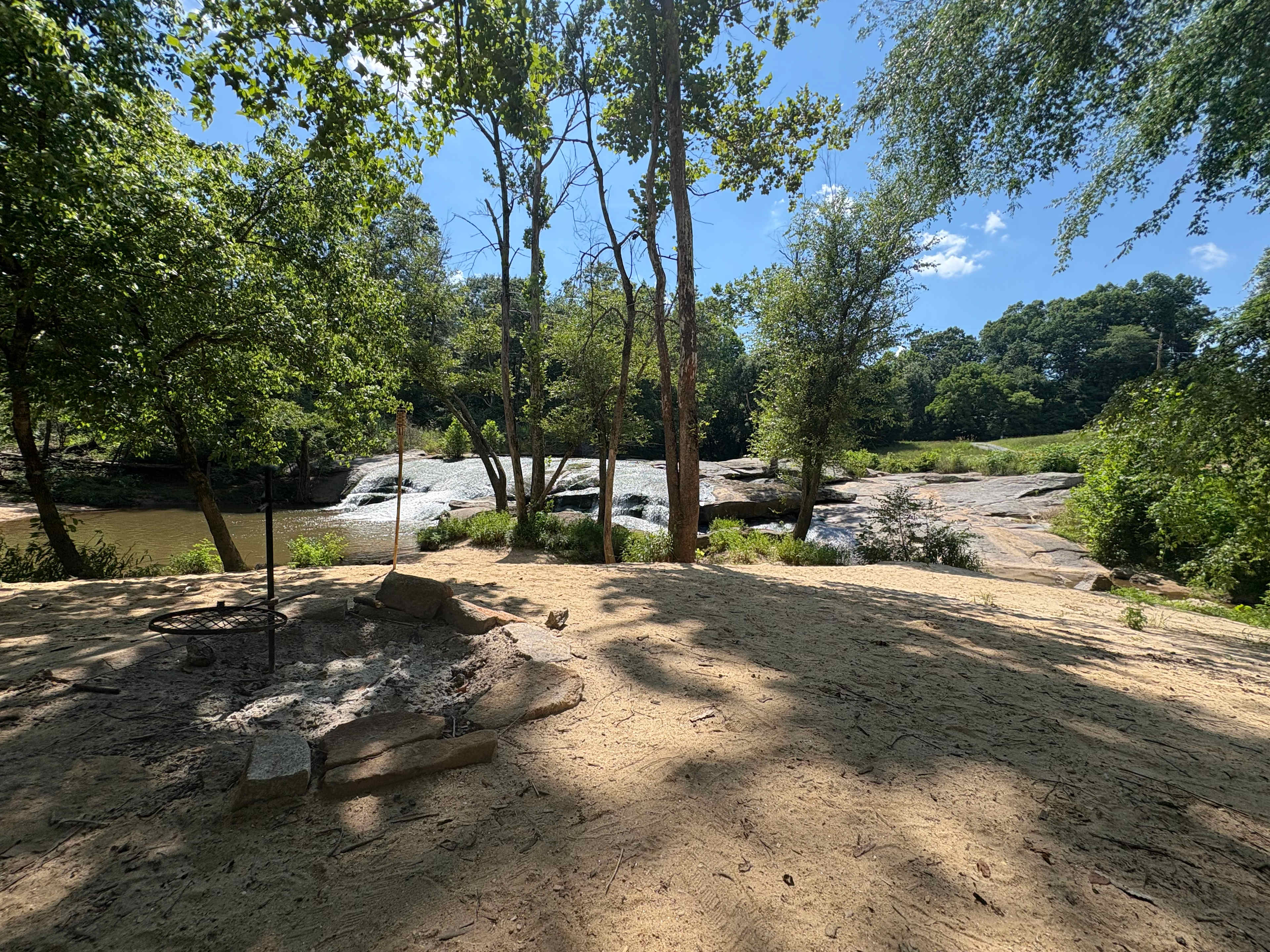 Waterfall camping close to CLT