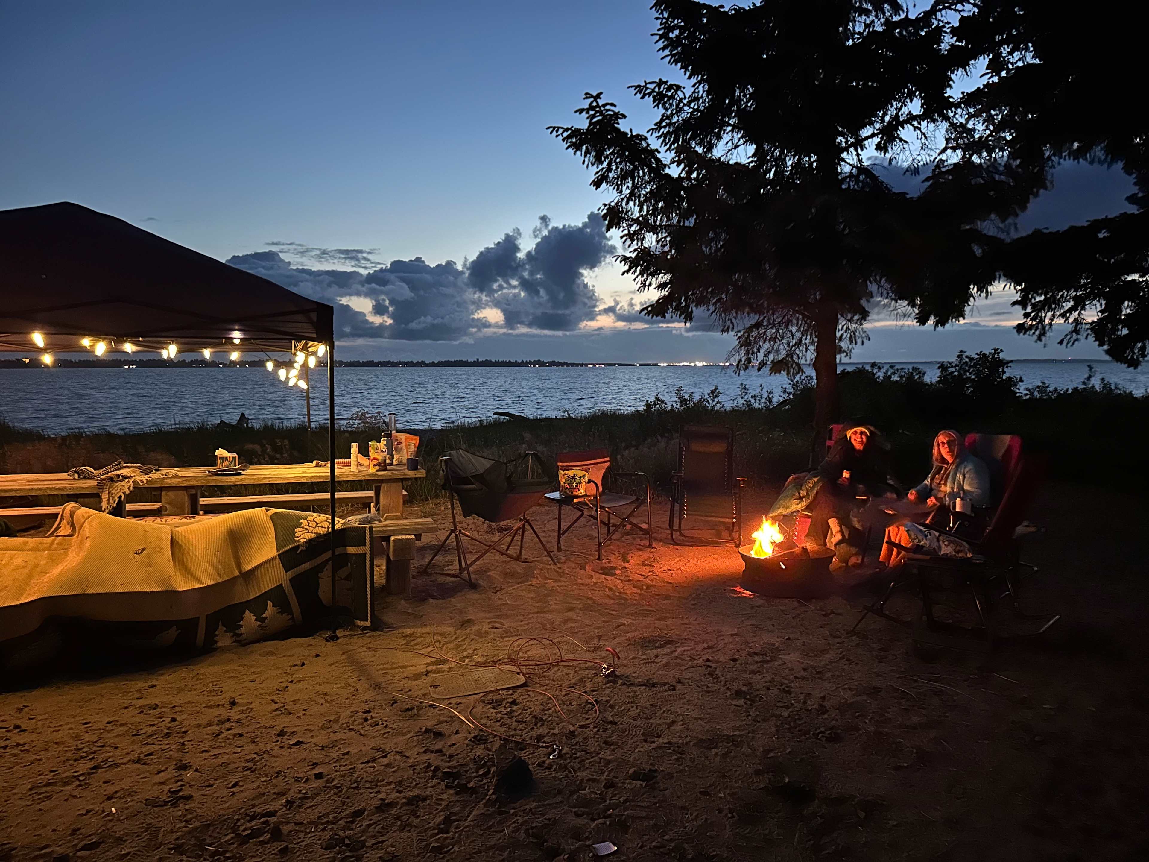 Unique Bay Front Camping
