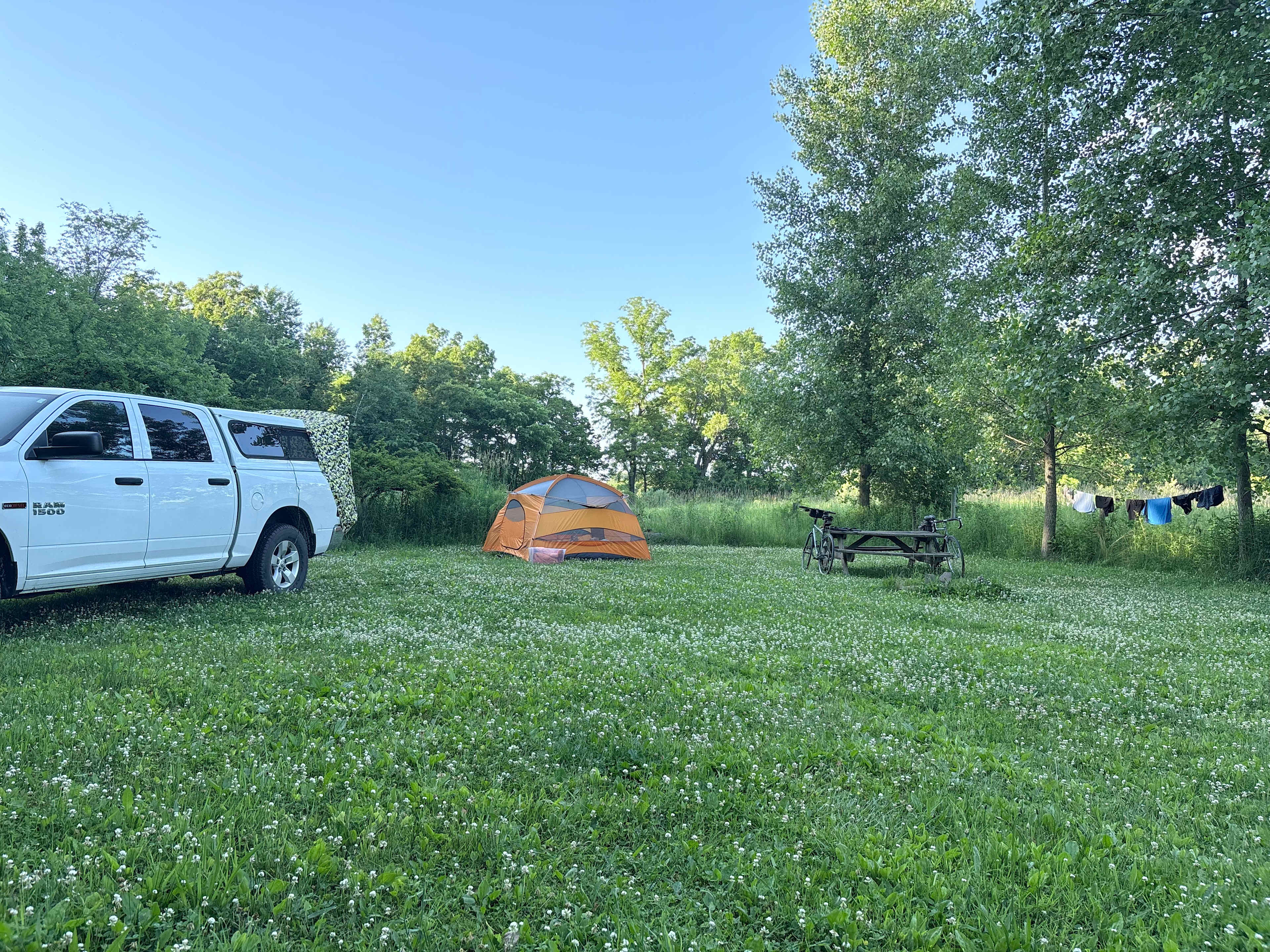 Open areas camping 