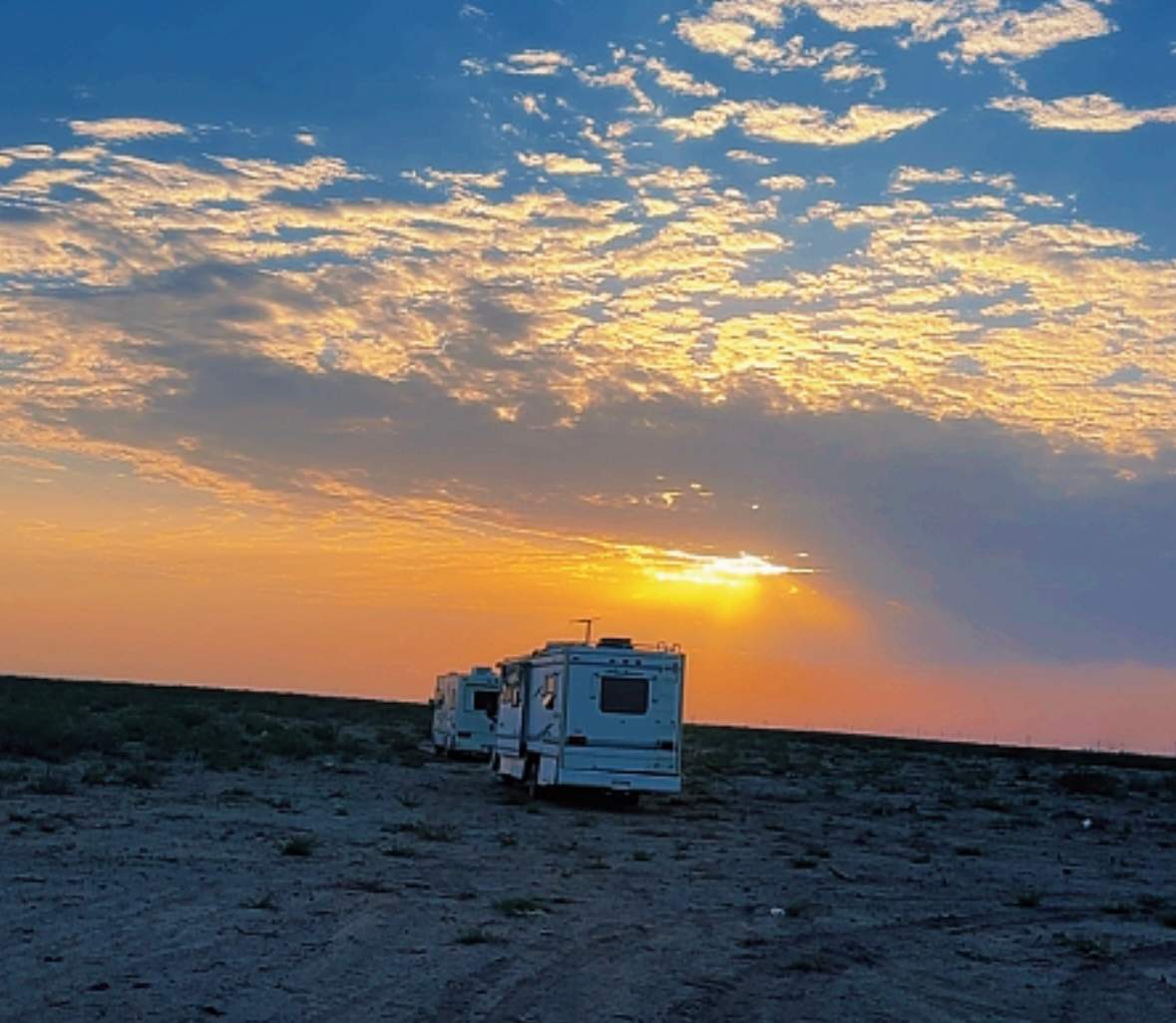 “Flat, RV-friendly terrain with front-row seats to nature’s light show.”