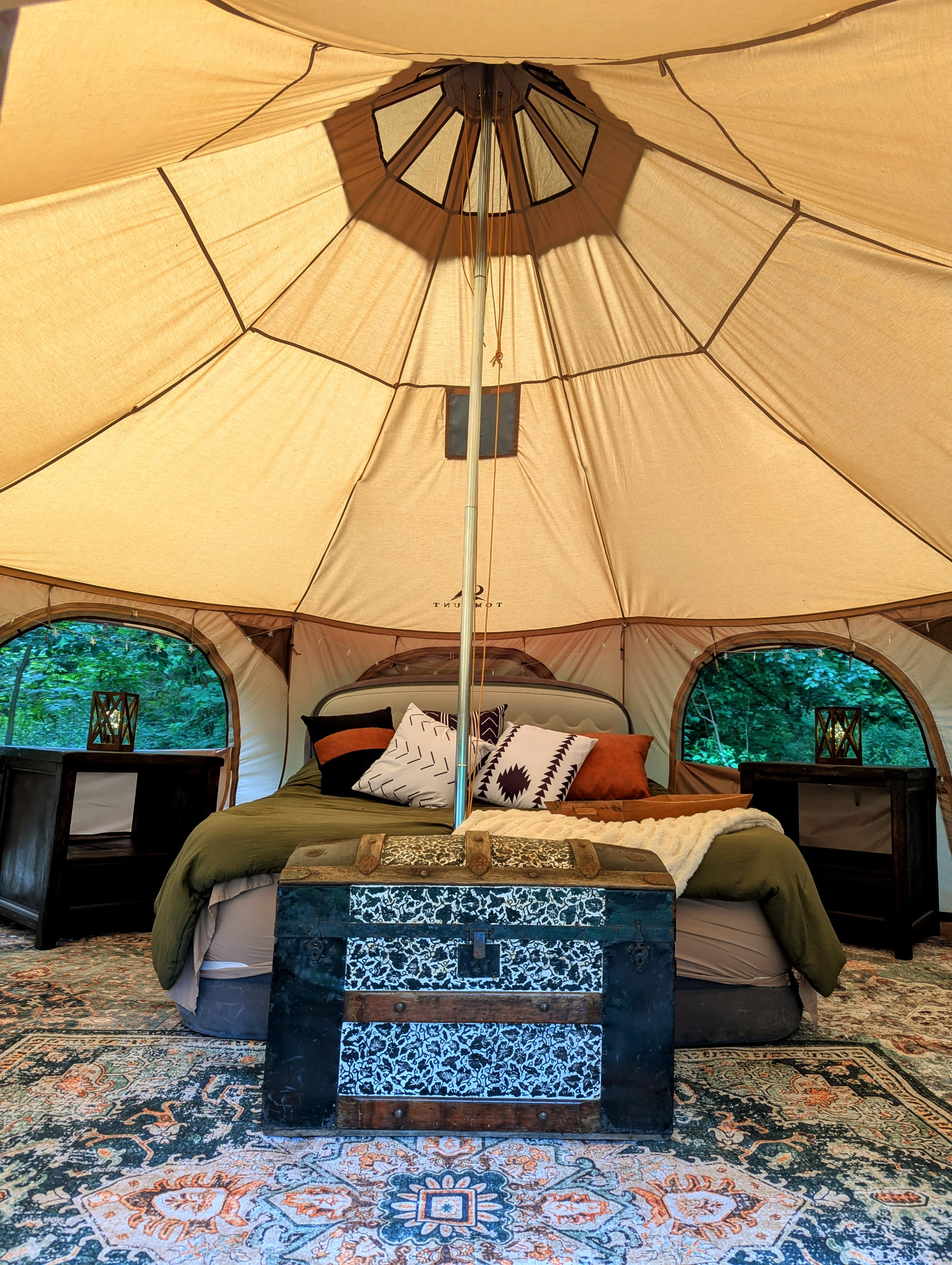 glamping tent