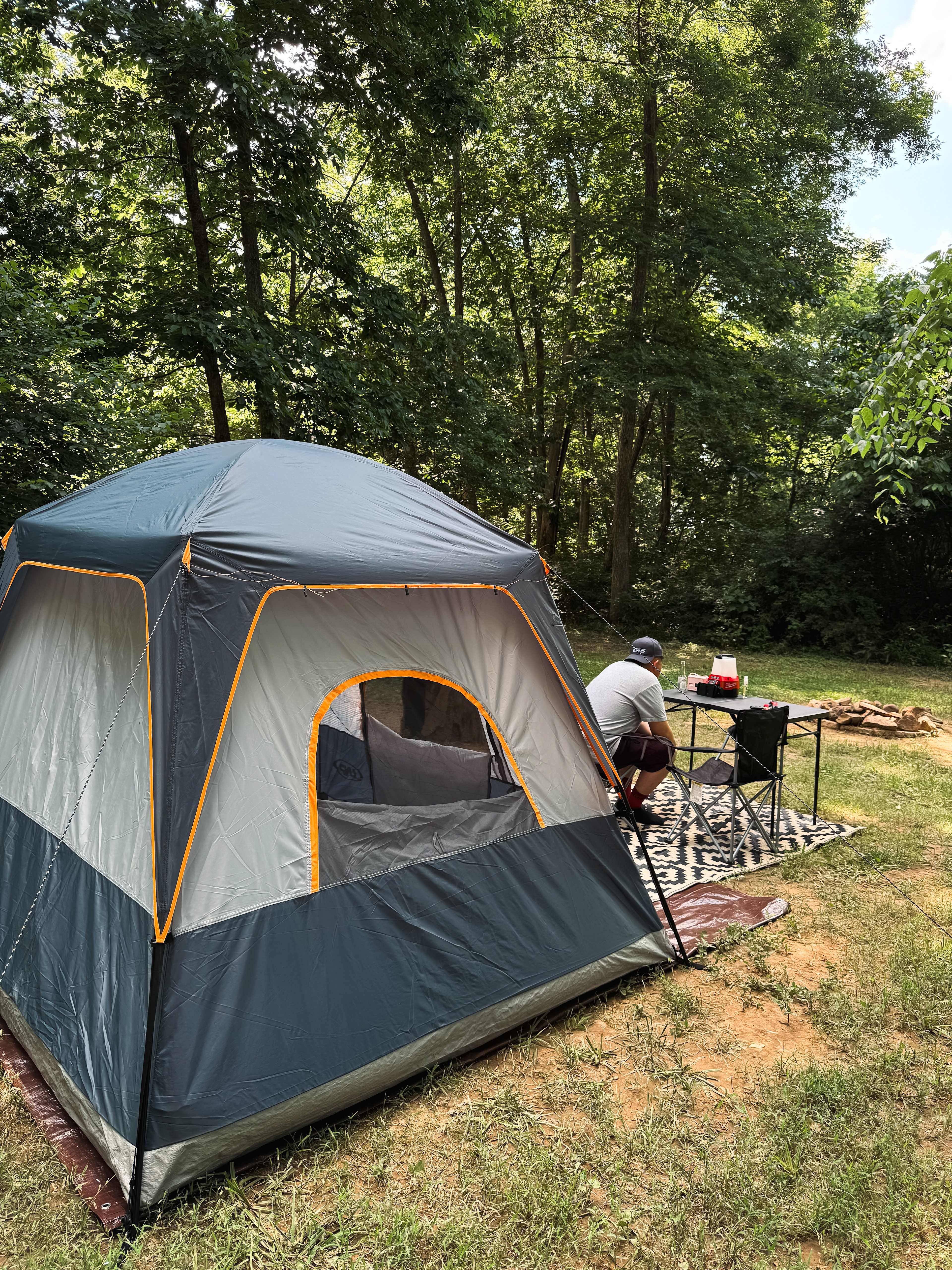 Camping on the Hazel River