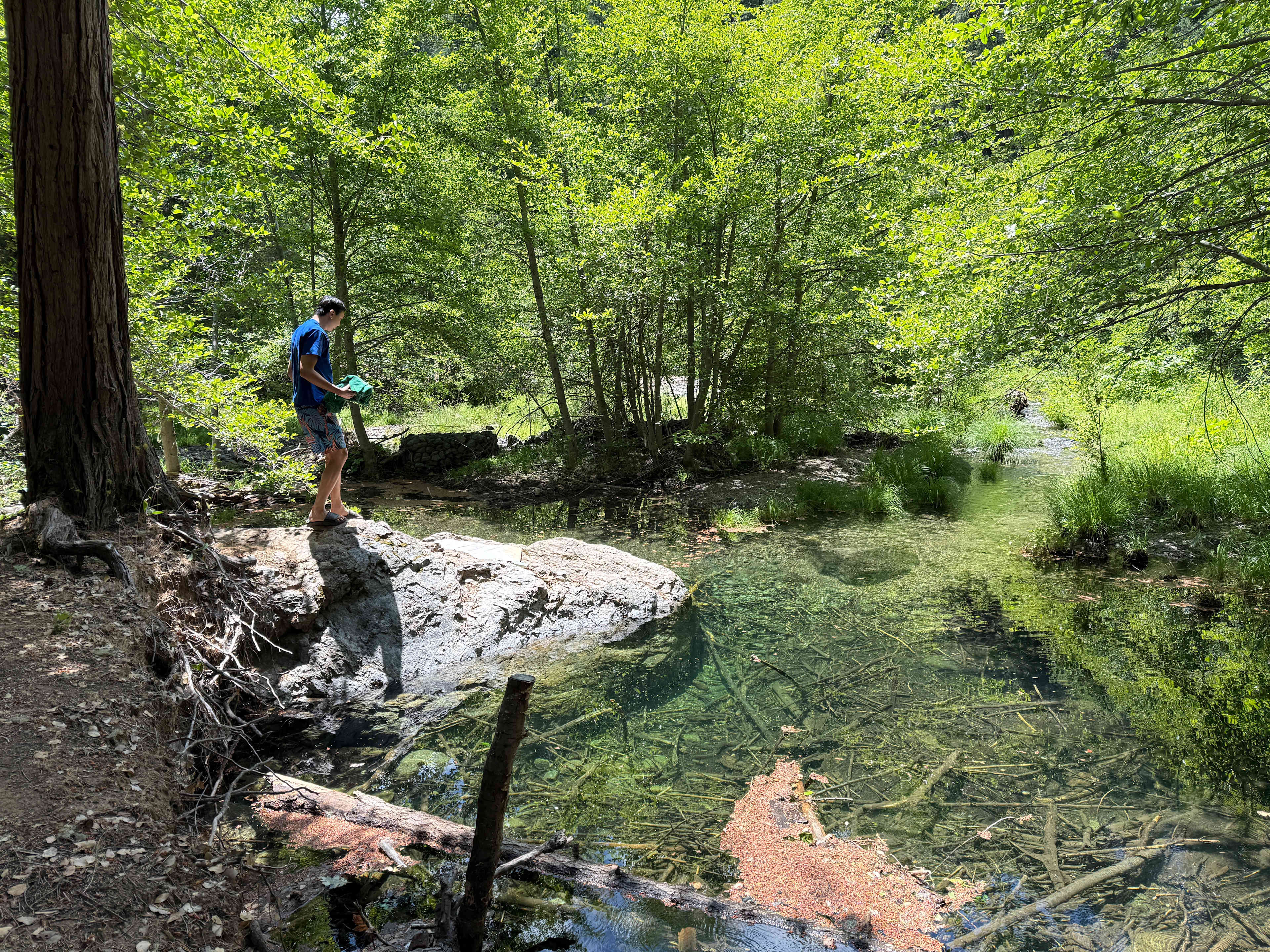 Private creek access