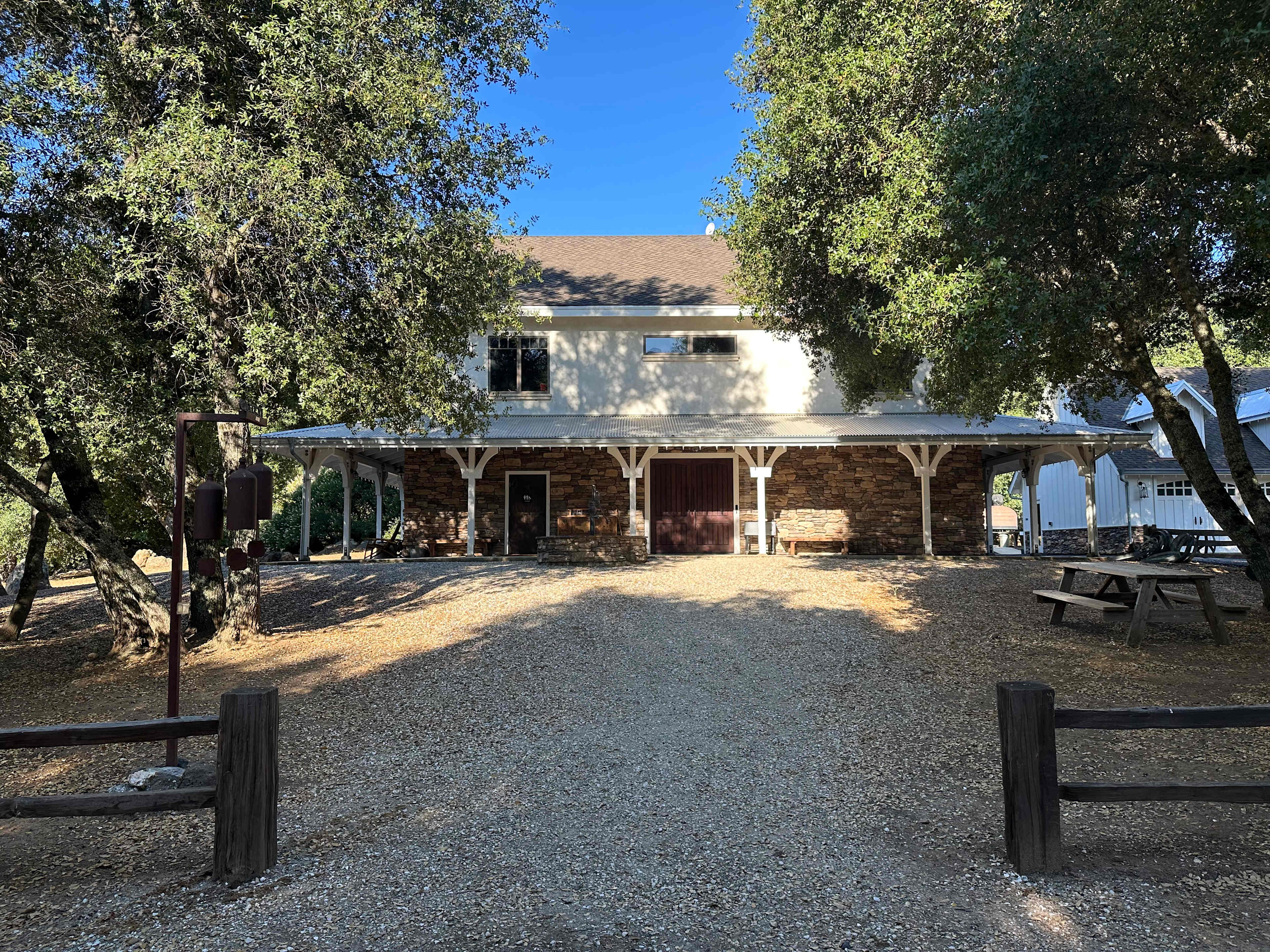 The main building where the wine tasting happens