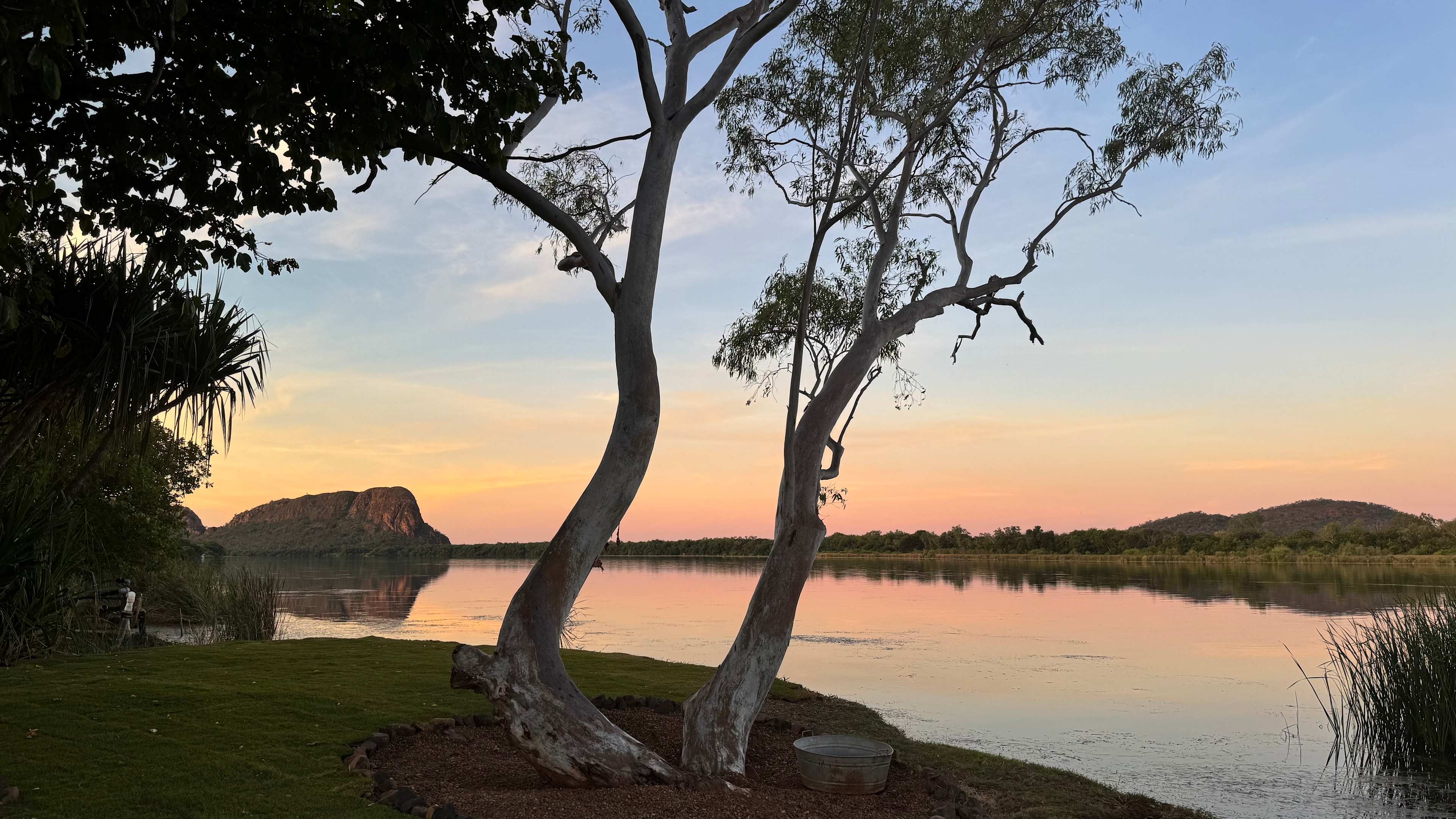 Looking down Ord River to Elephant Rock