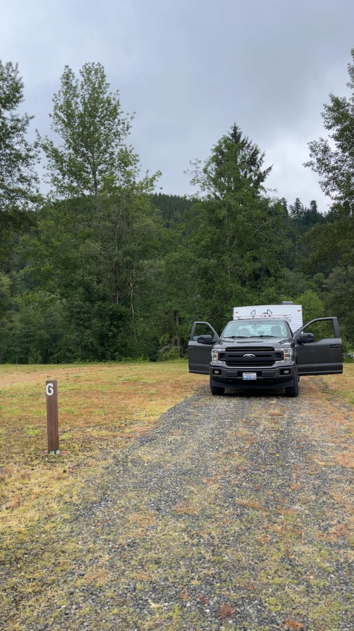 RW Services RV Park: RV and Trailer
