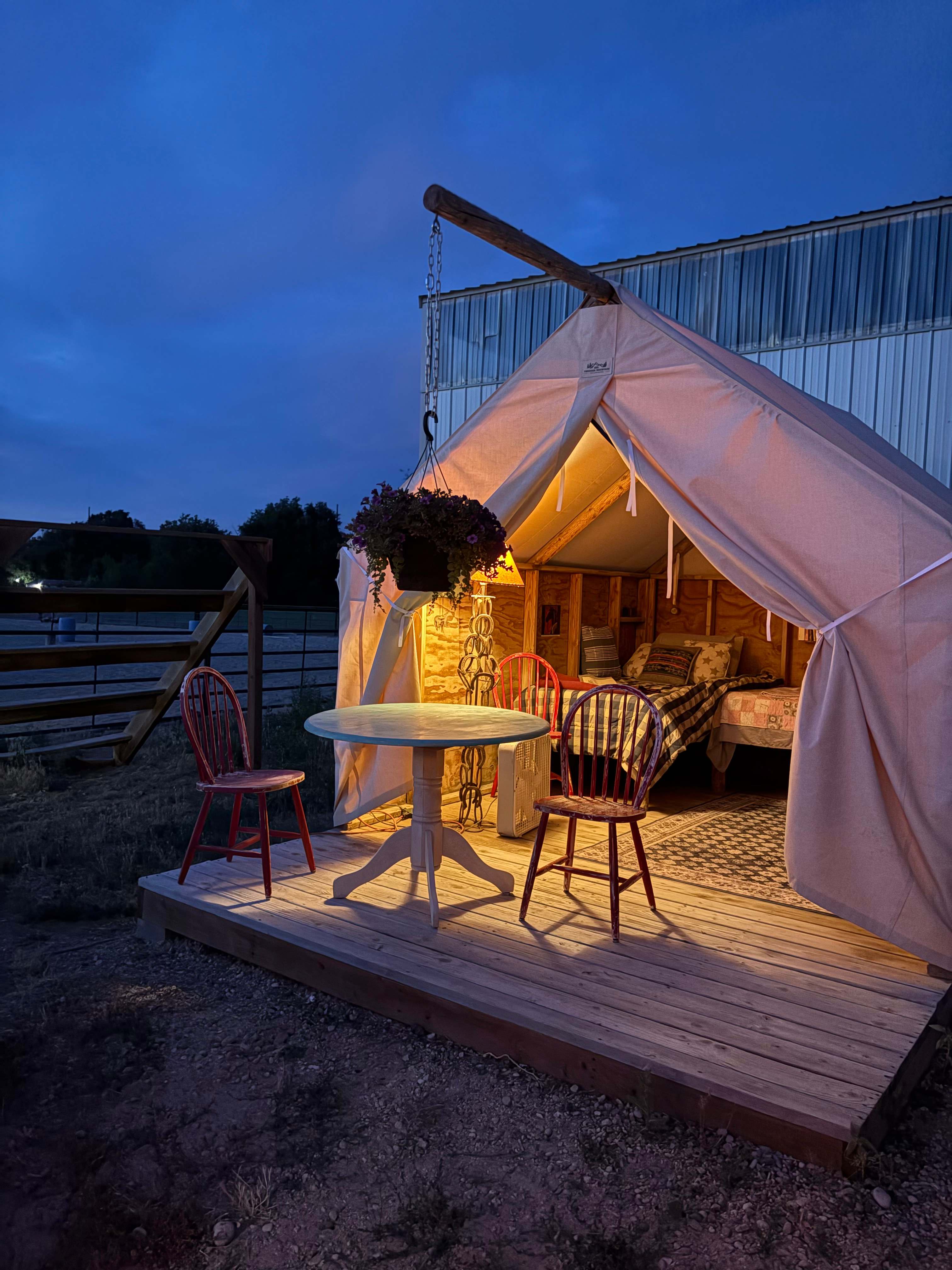 Sweet Pepper Ranch's Glamping Tent