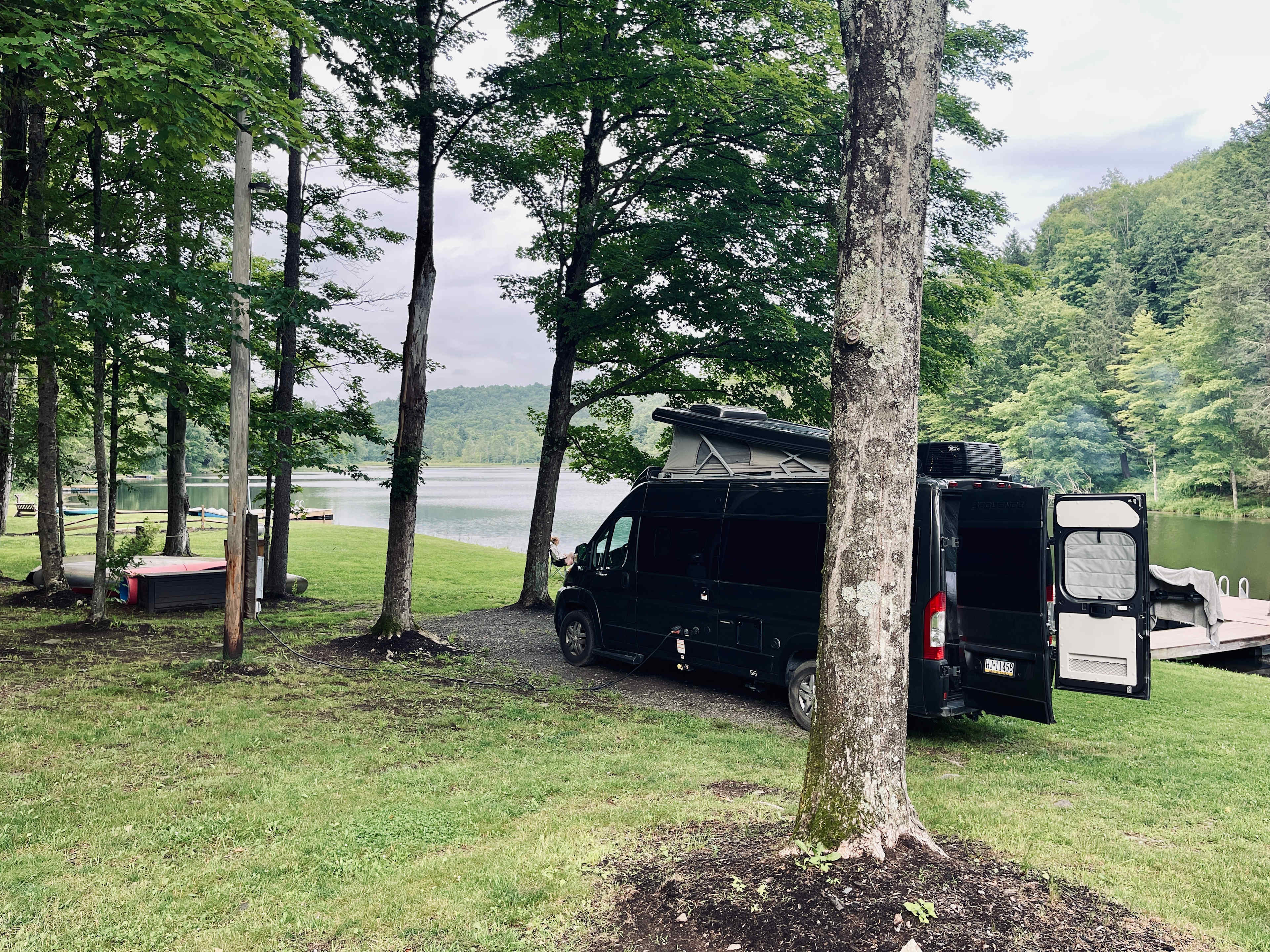 Lake Front Campsite !!!