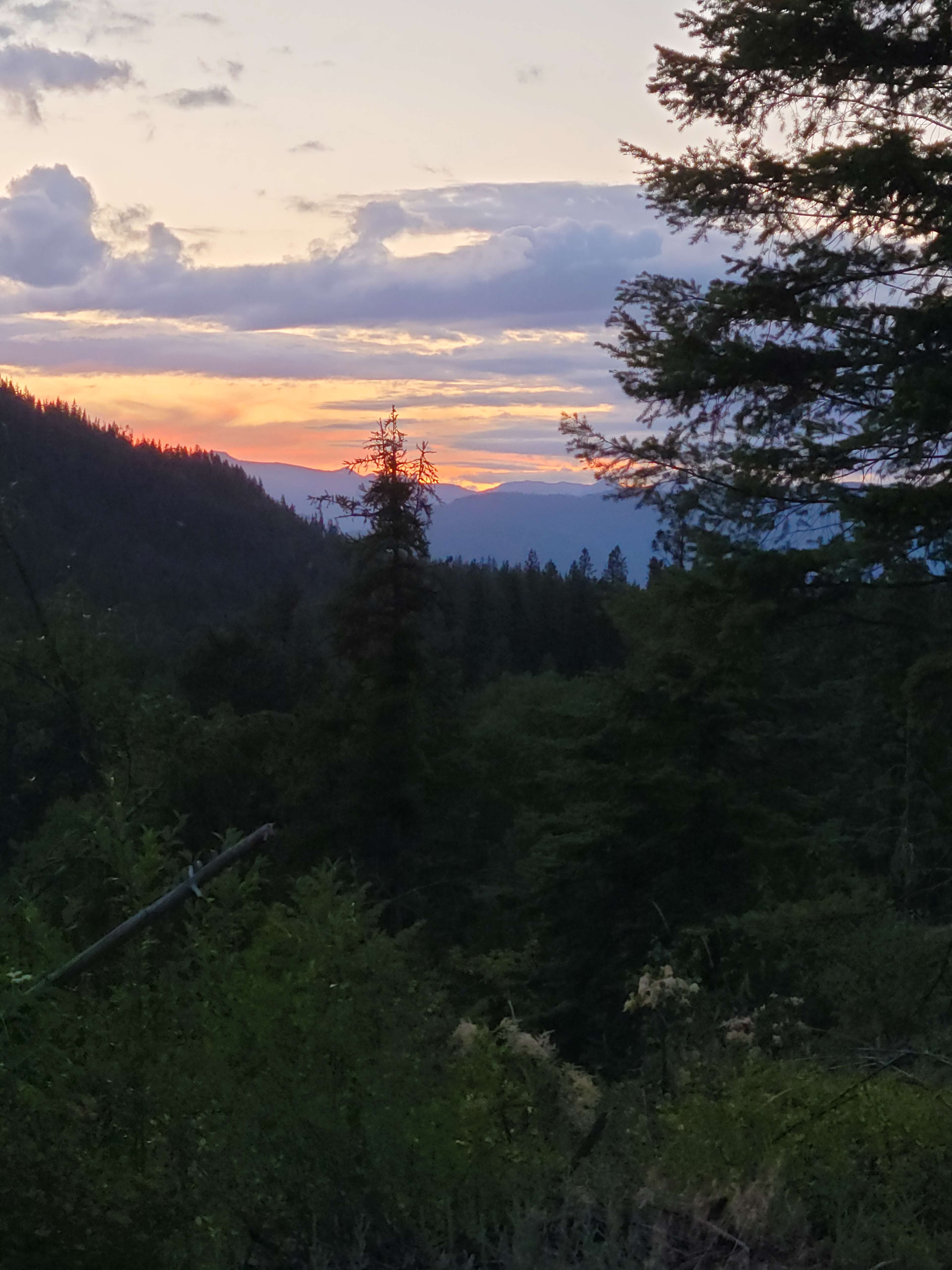 Breathtaking campsite view.