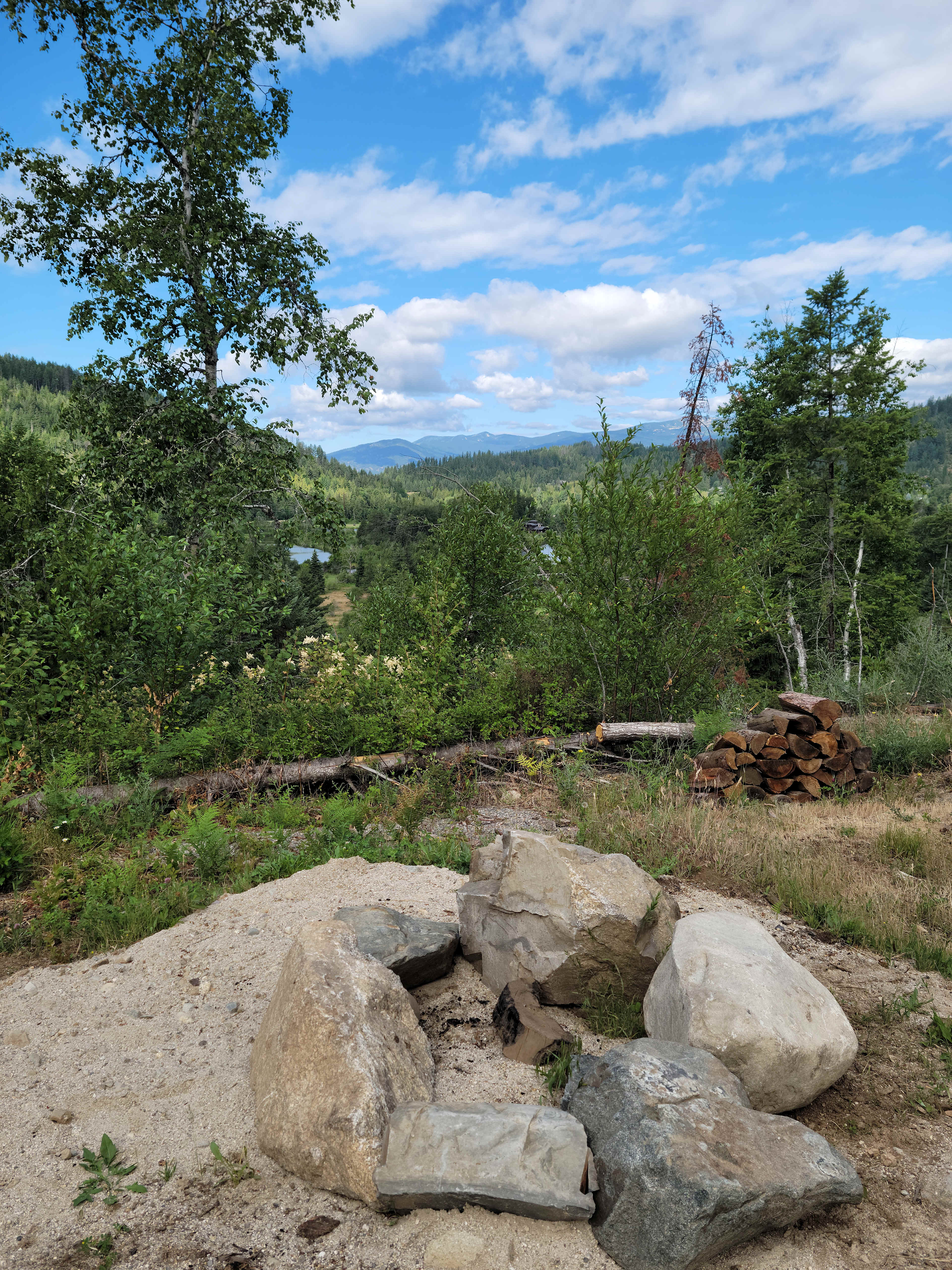 Morning view from campsite.