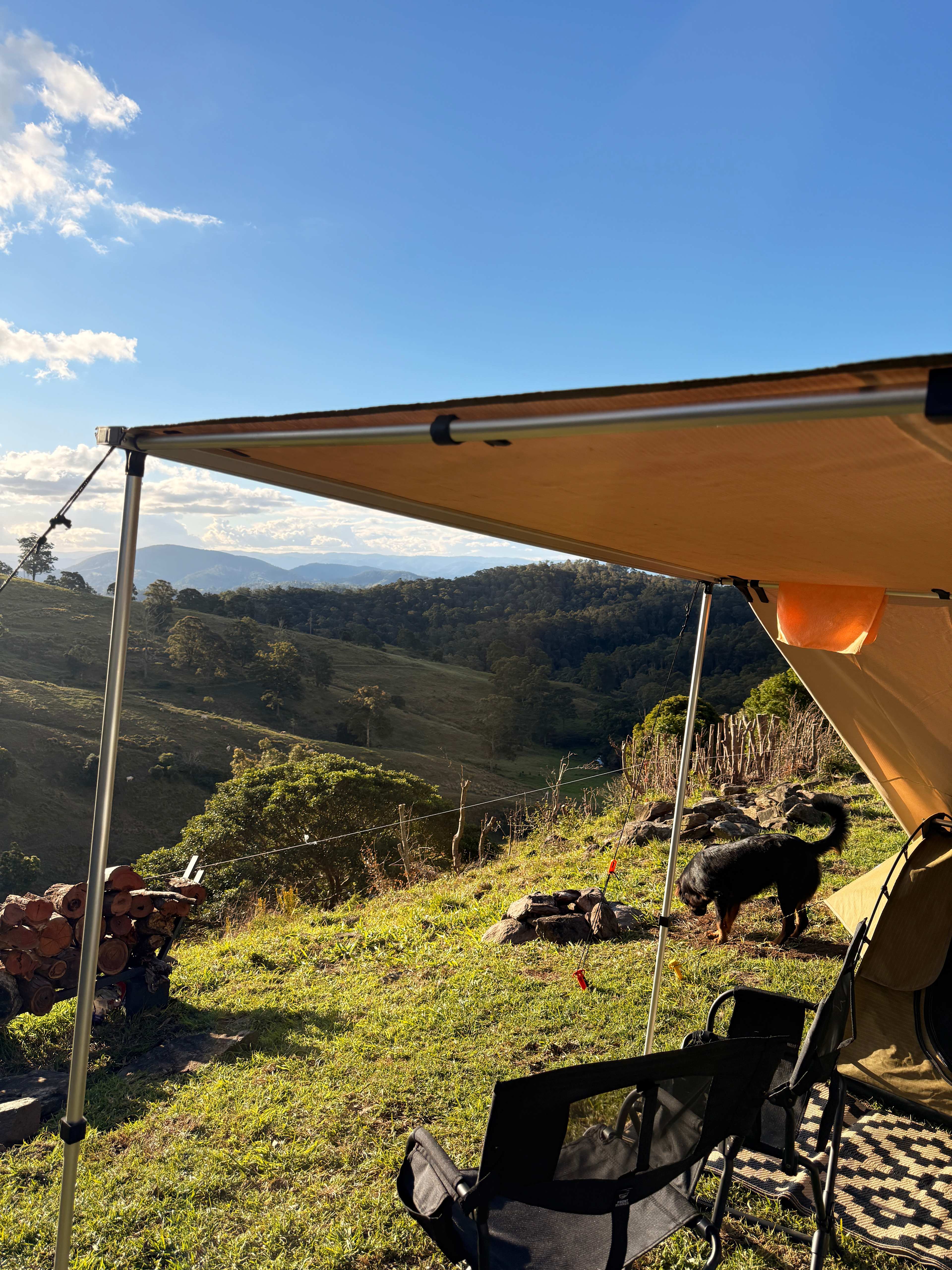 Views from the ridge site 