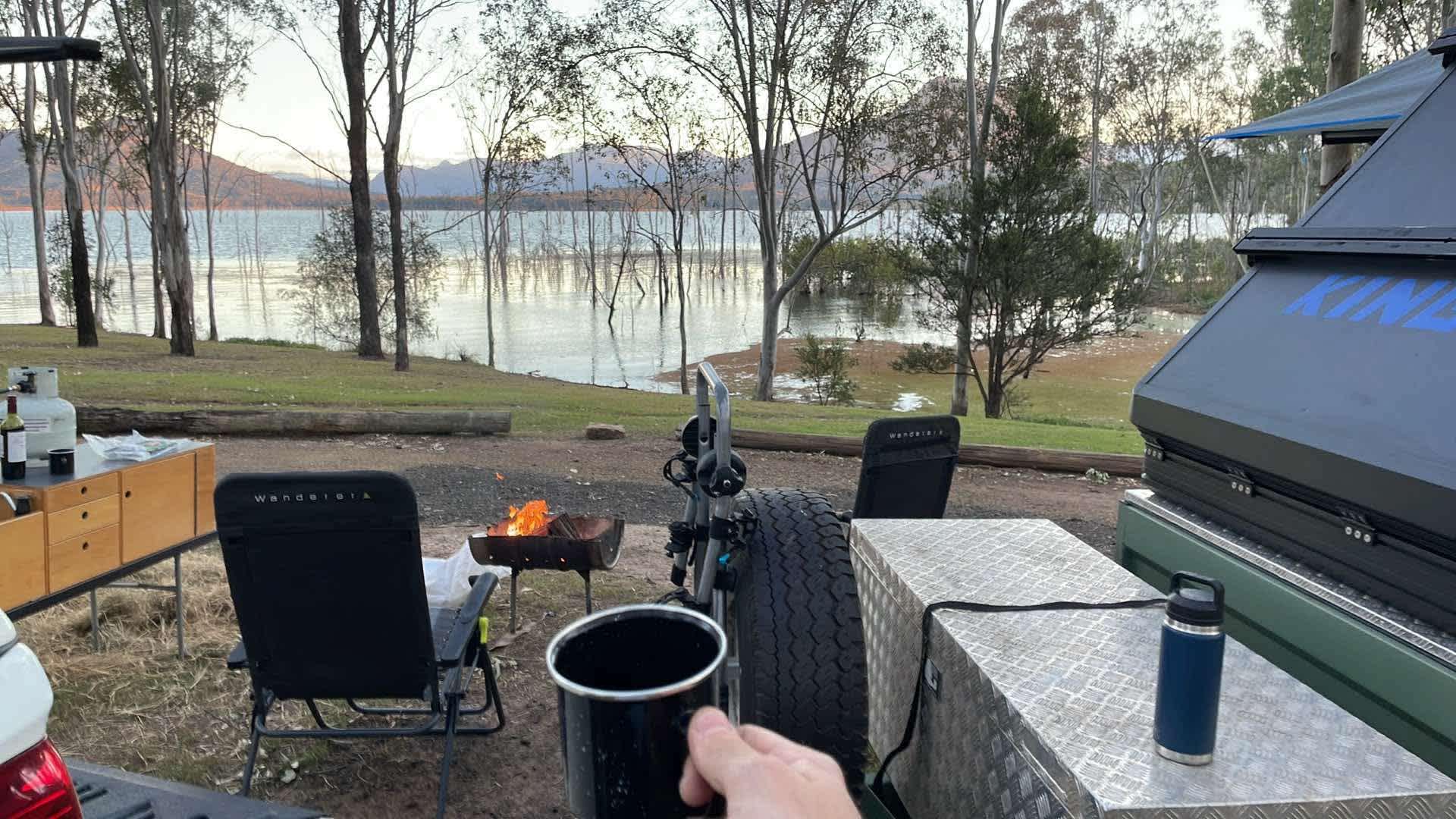 Red wine, cold weather, fire. 
