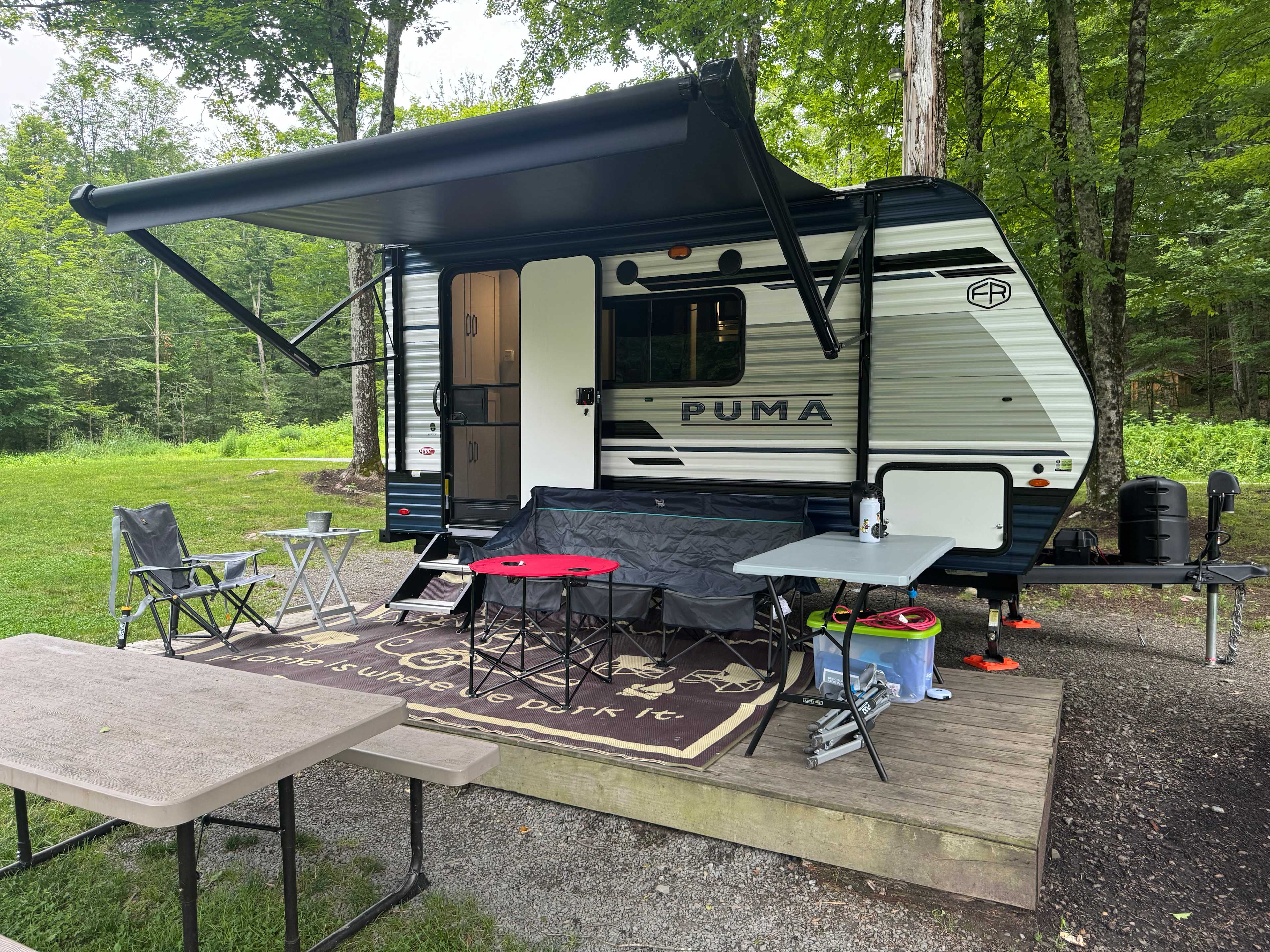 Lake Front Campsite !!!