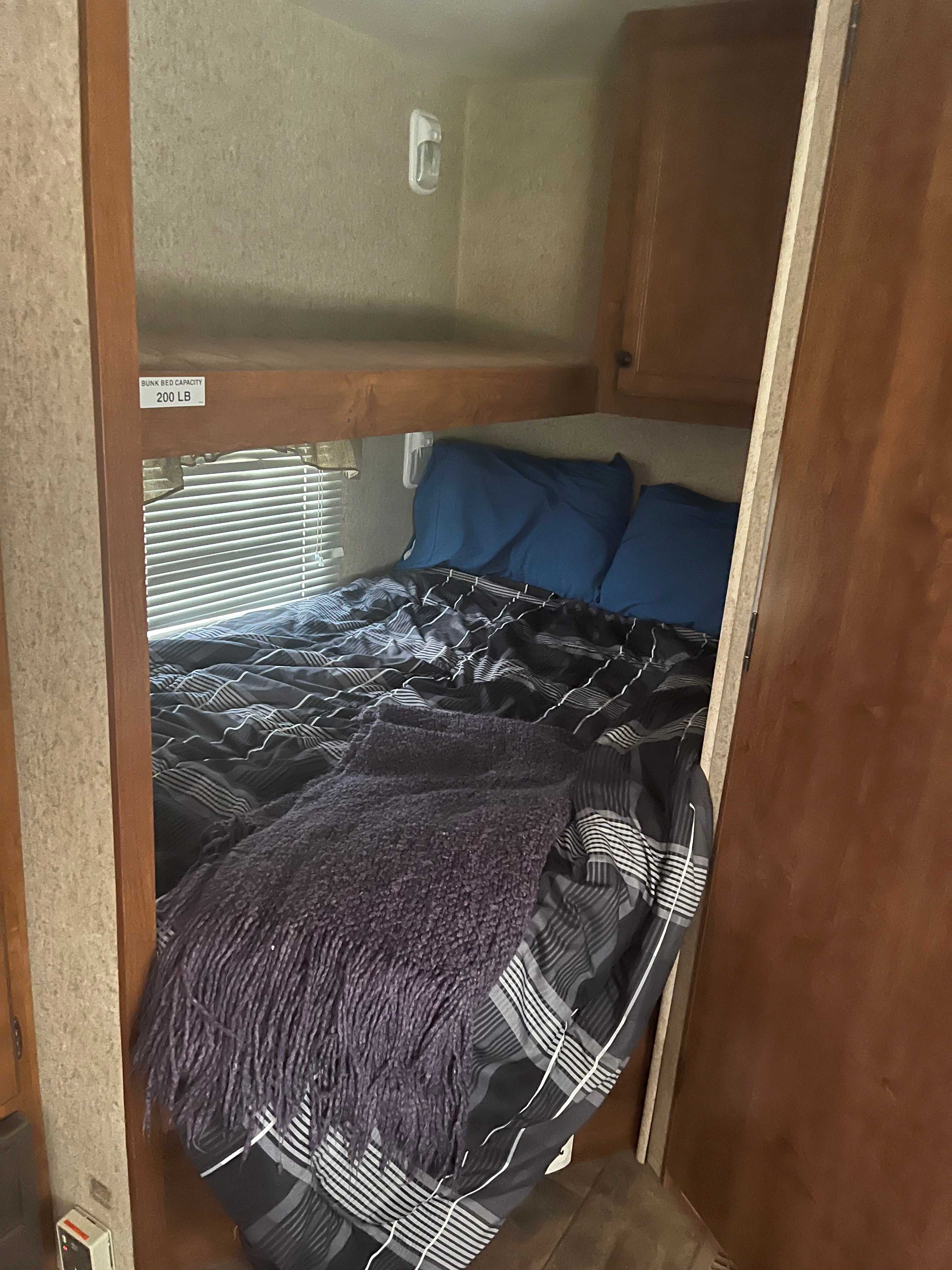 Bunk bed area. Didn’t use but it was prepared if I needed it. 