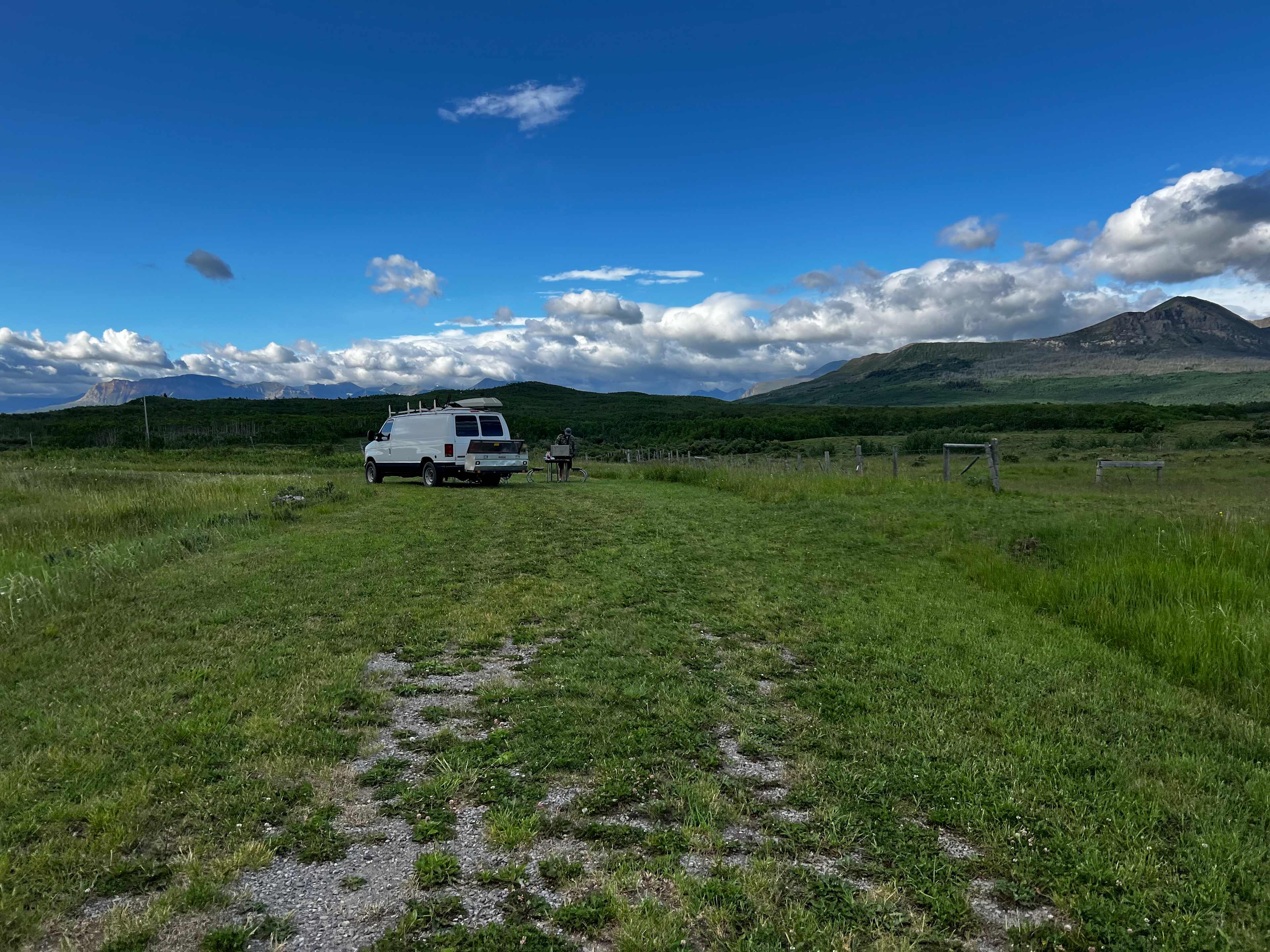 Camping with Mountain Views