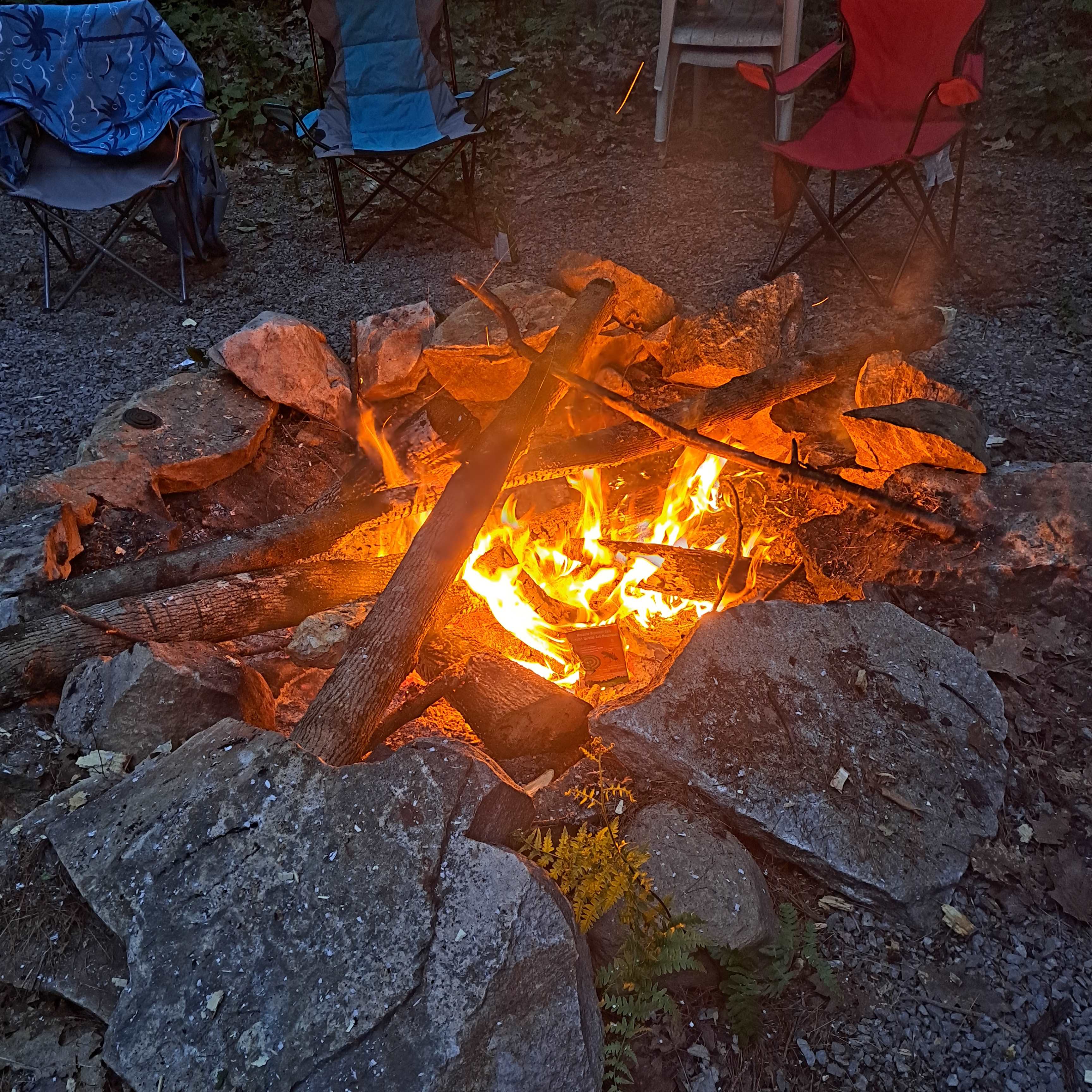 Huge fire pit
