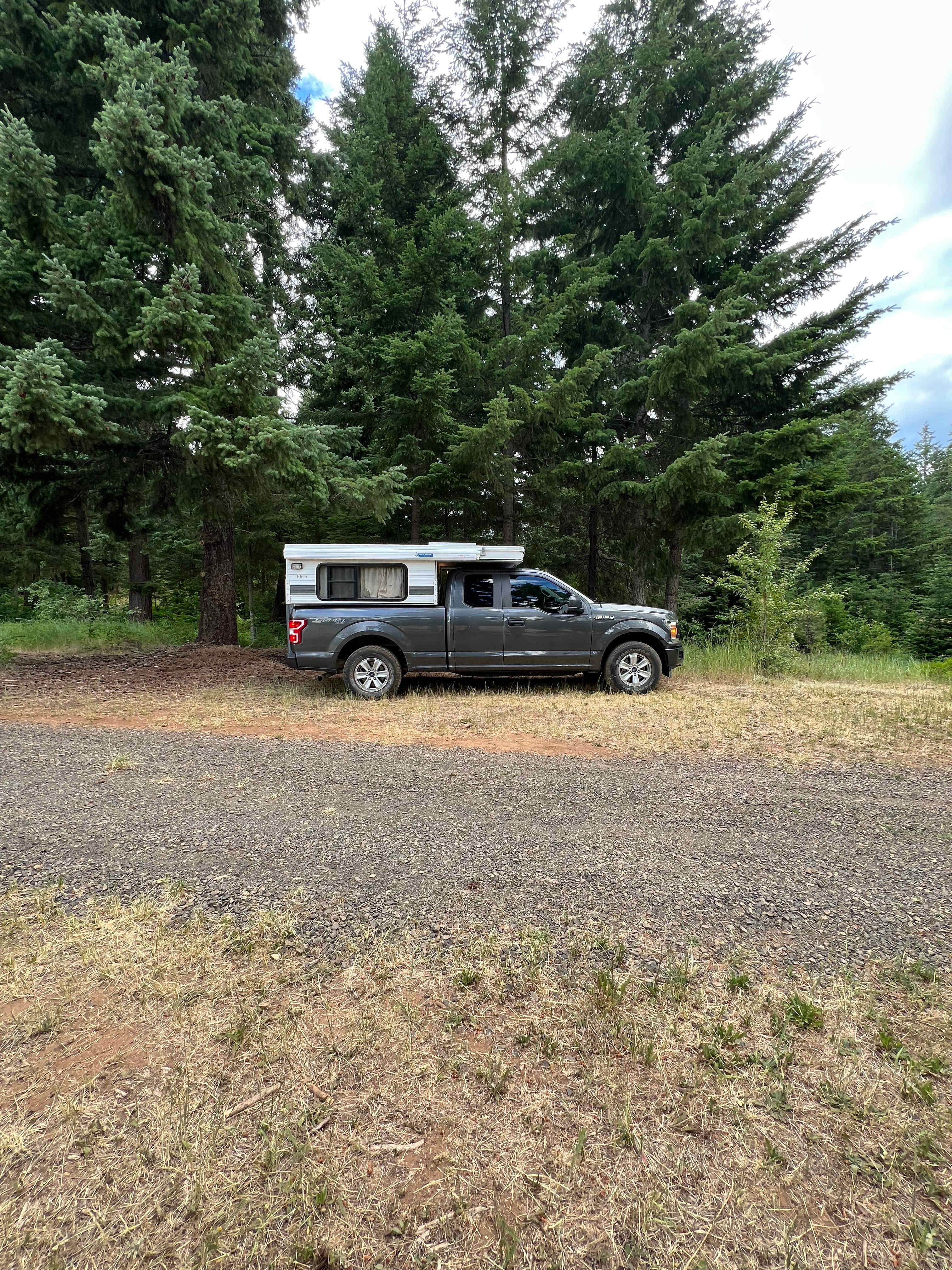 Lots of flat parking spots for my truck