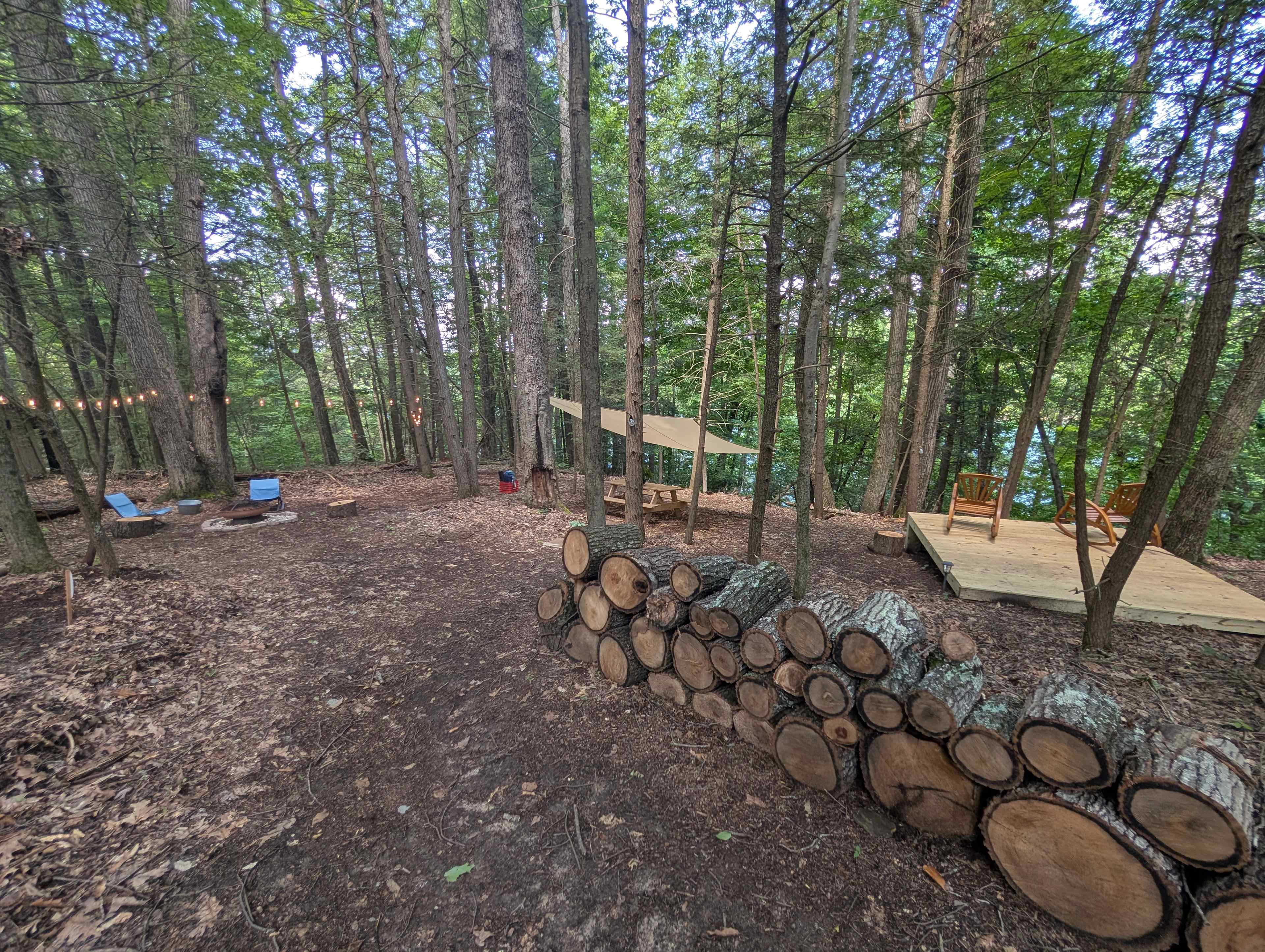 Camp Peak + Pine -- A Lakeside Nook