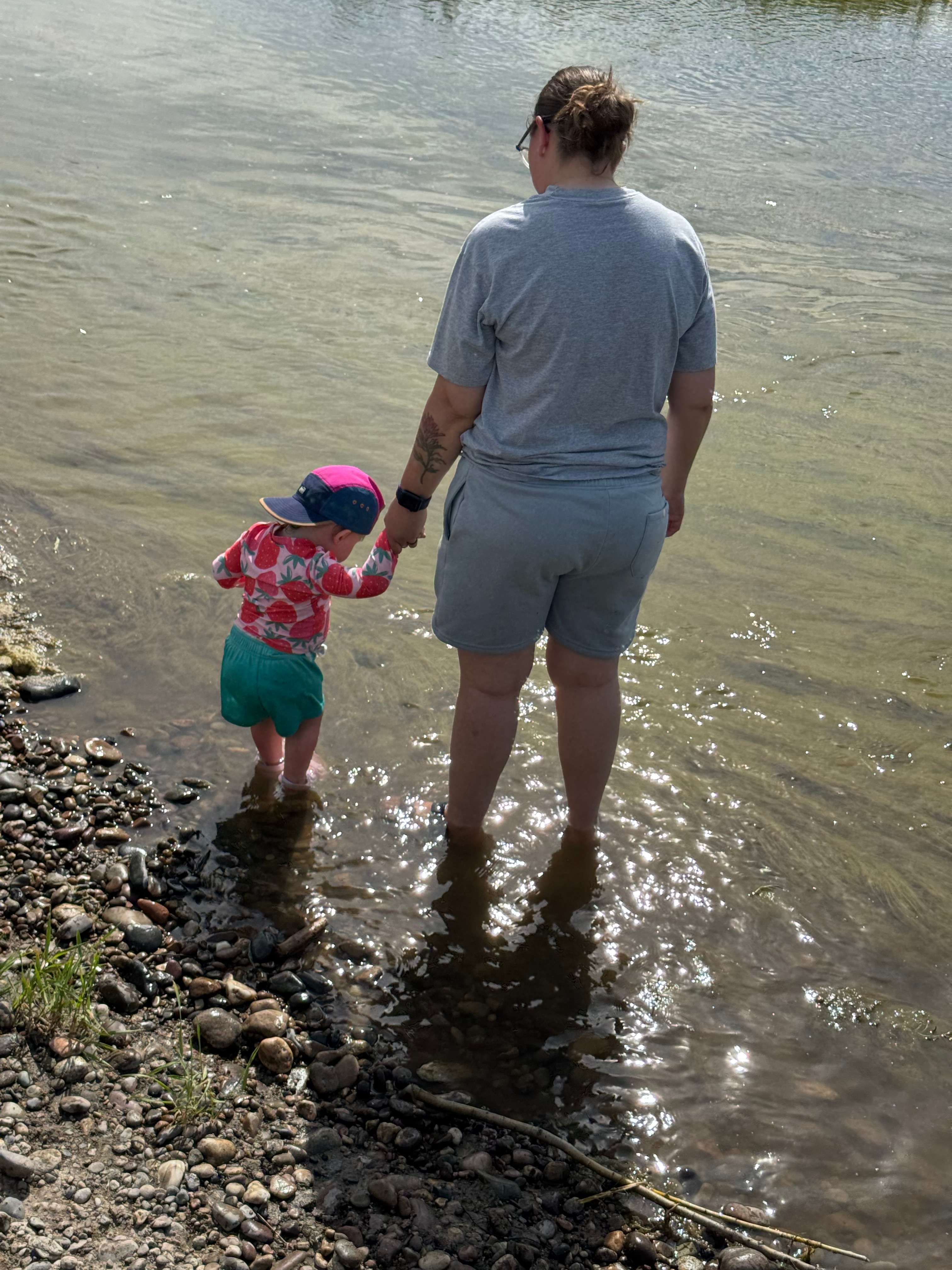 The water was such a great temperature for swimming! 