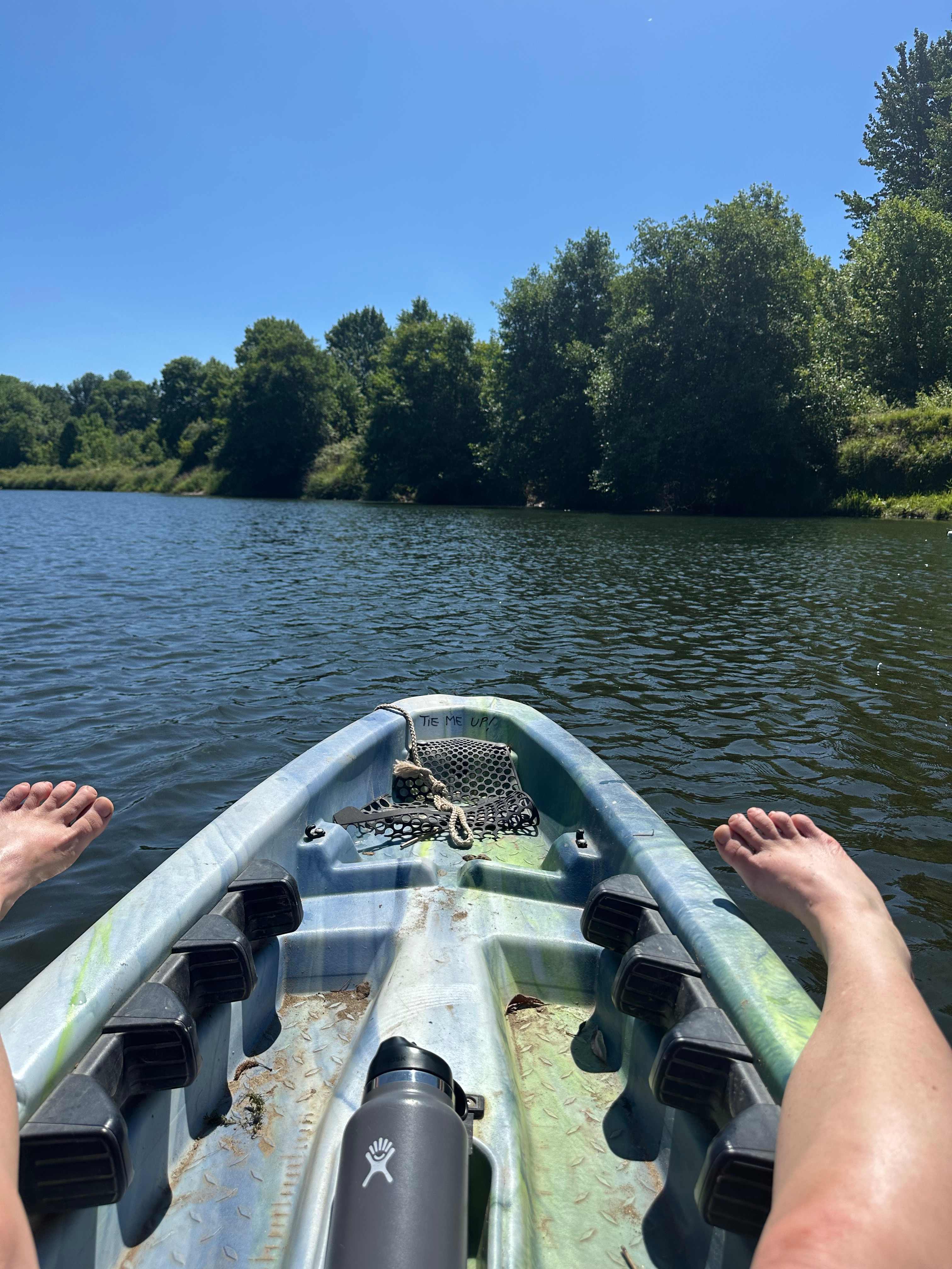 Kayak onsite to borrow 