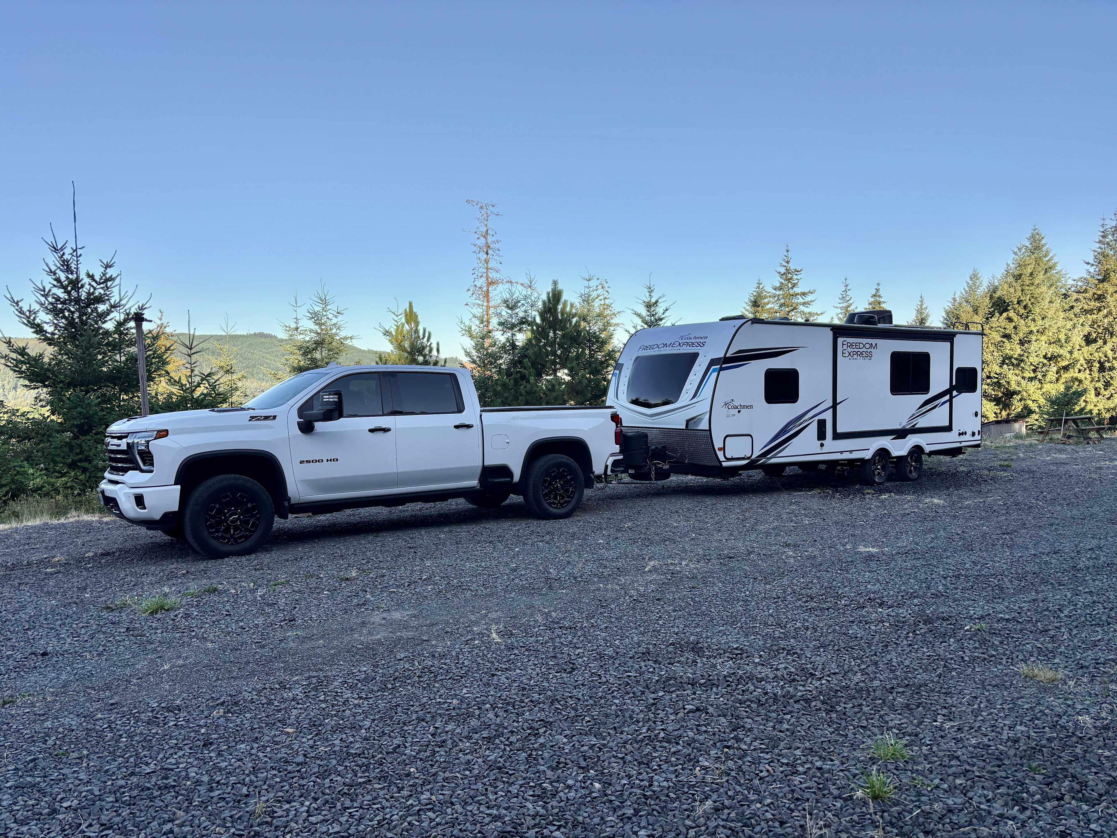 As we were taking off in the morning. 