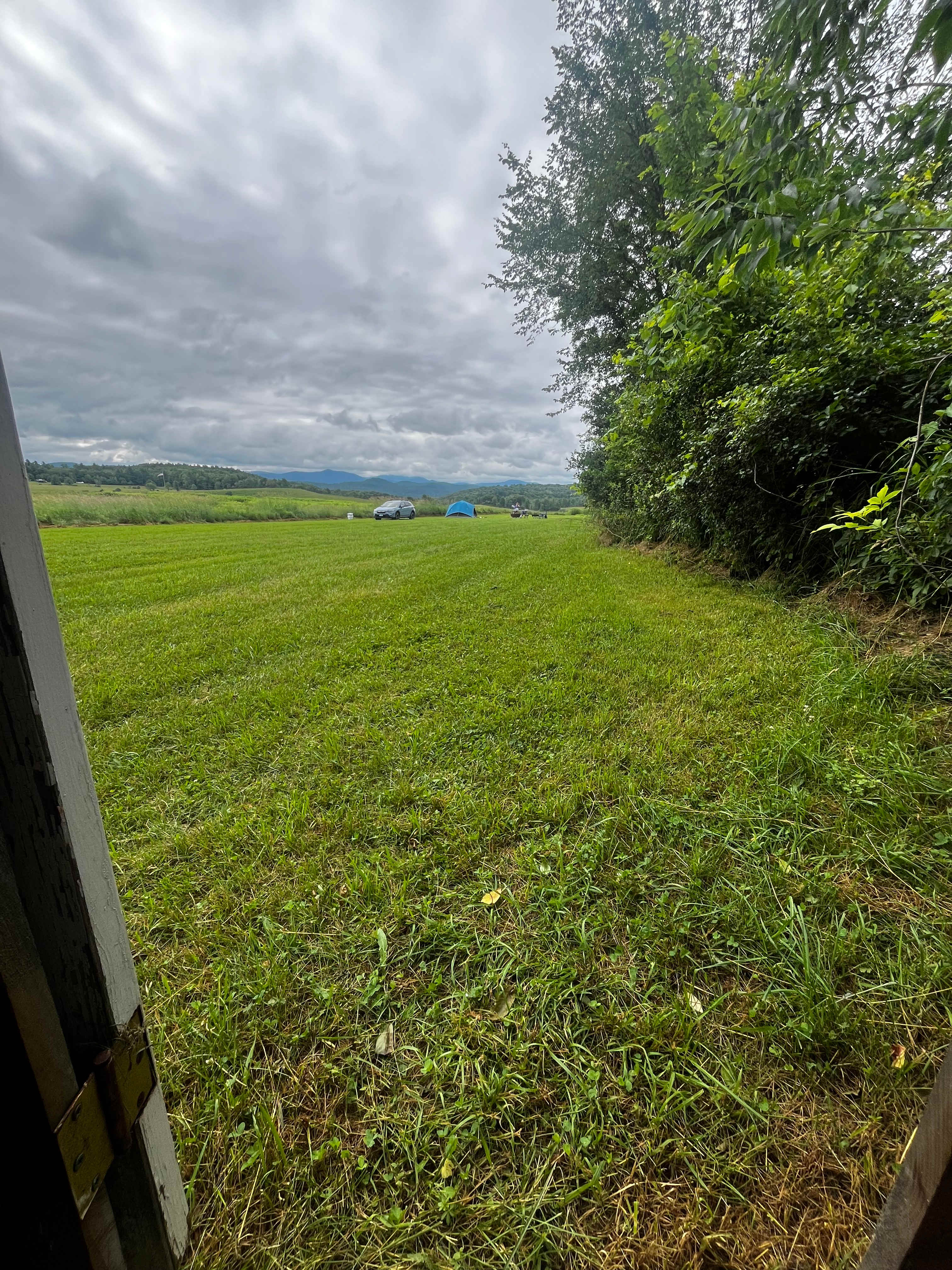 View from the morning bathroom visit