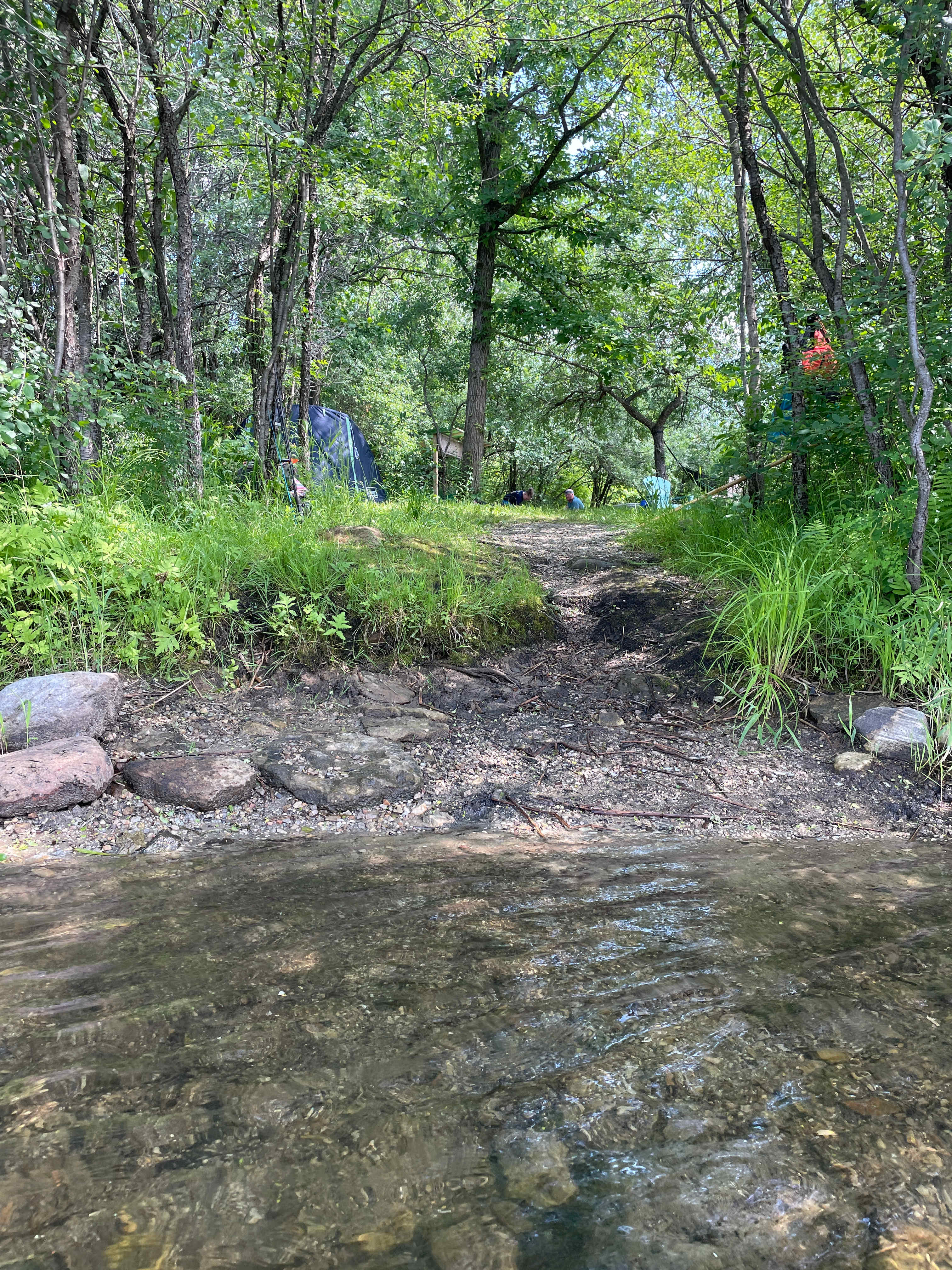 Site is literally right on the water 