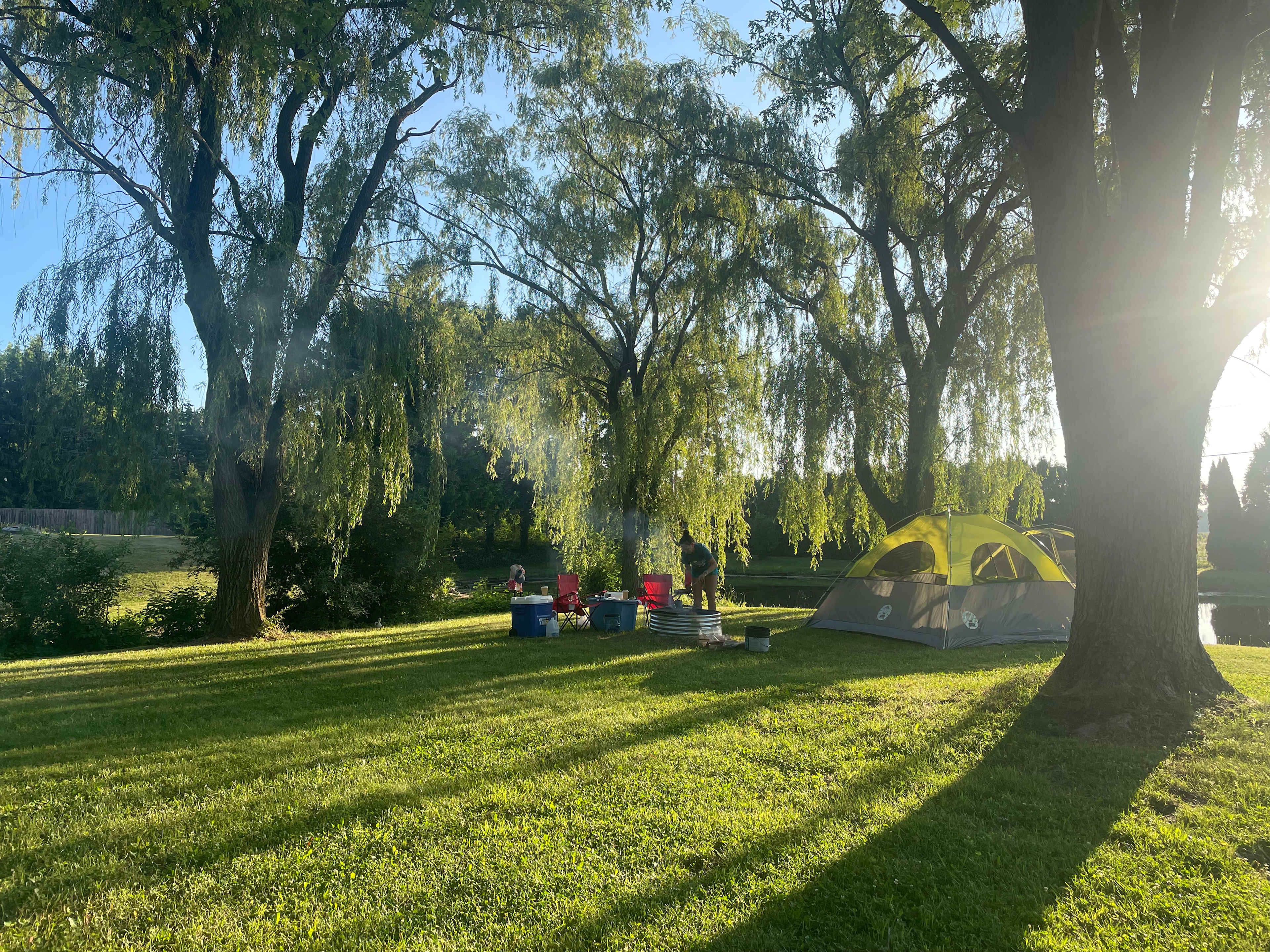 The Once a Pond A Time Campsites