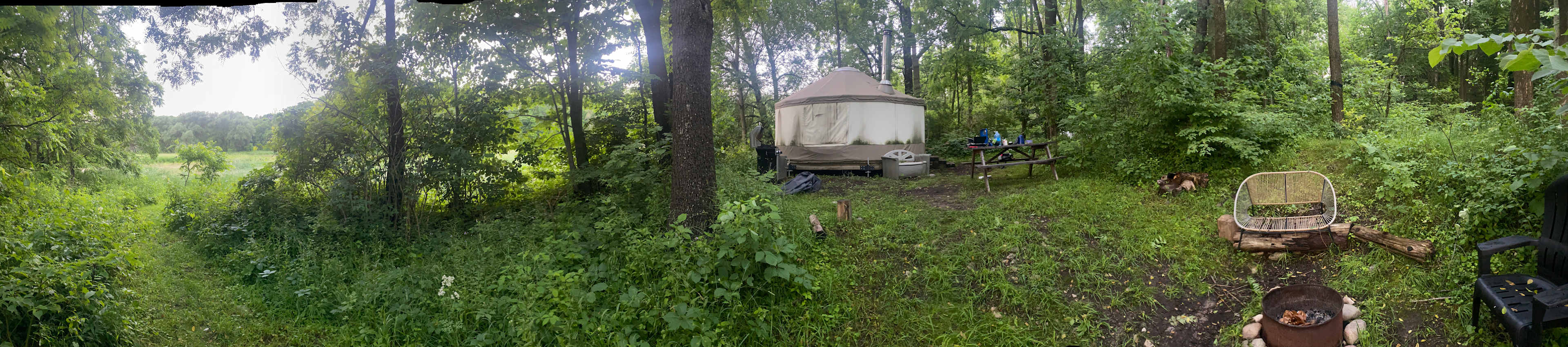 Yurt at Paisley Mill