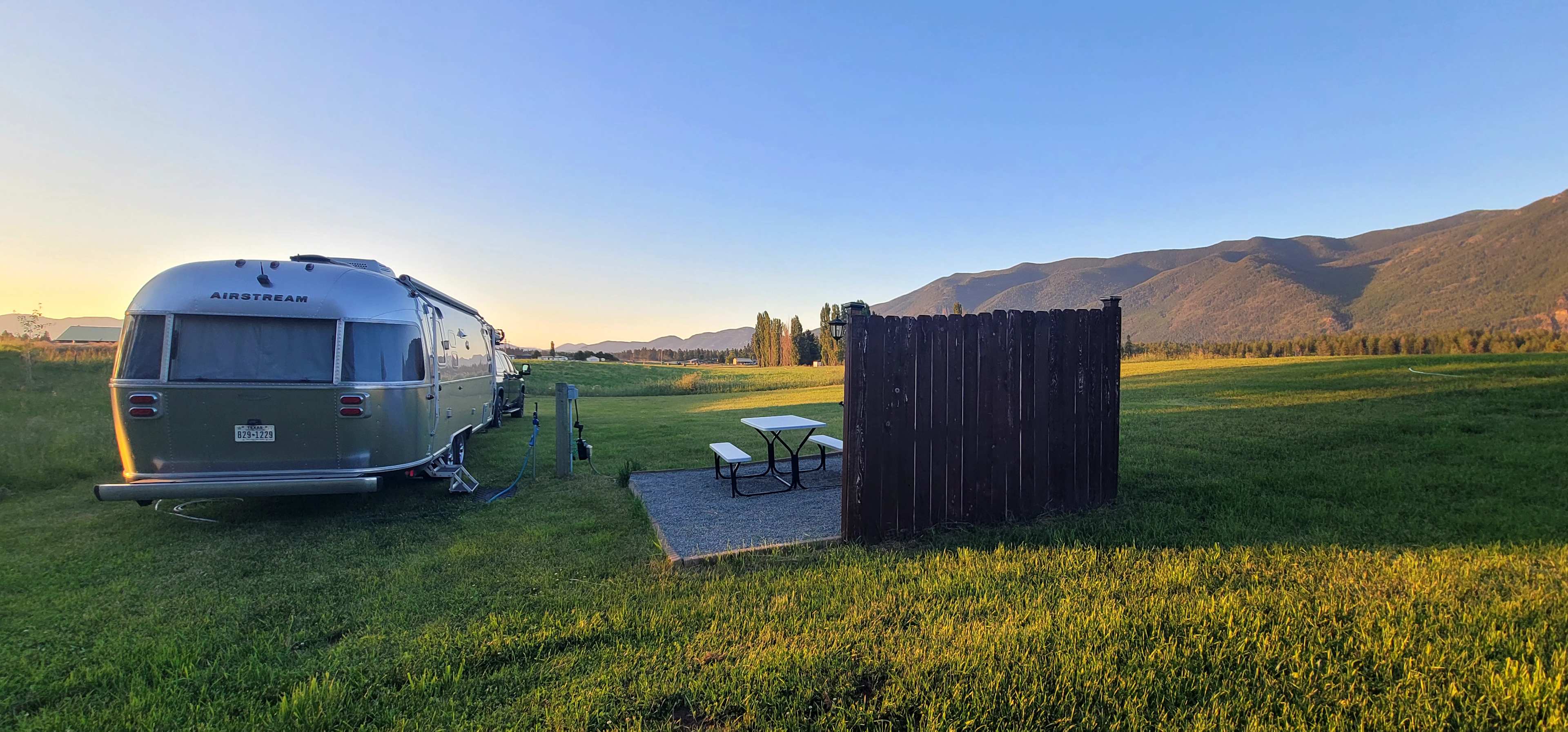 Country Setting With Mountain Views