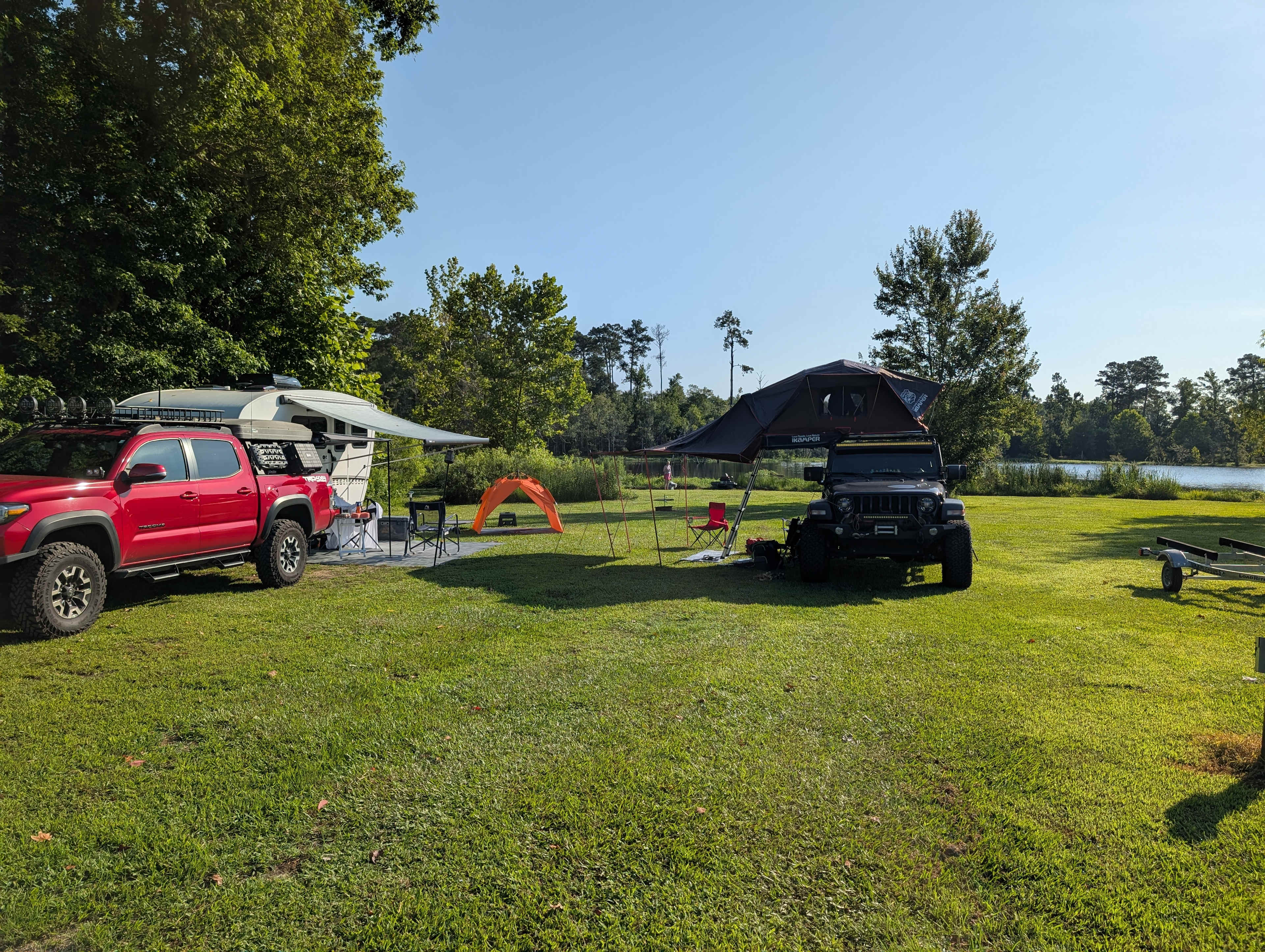 JCO Campground at Lee Baysden Pond