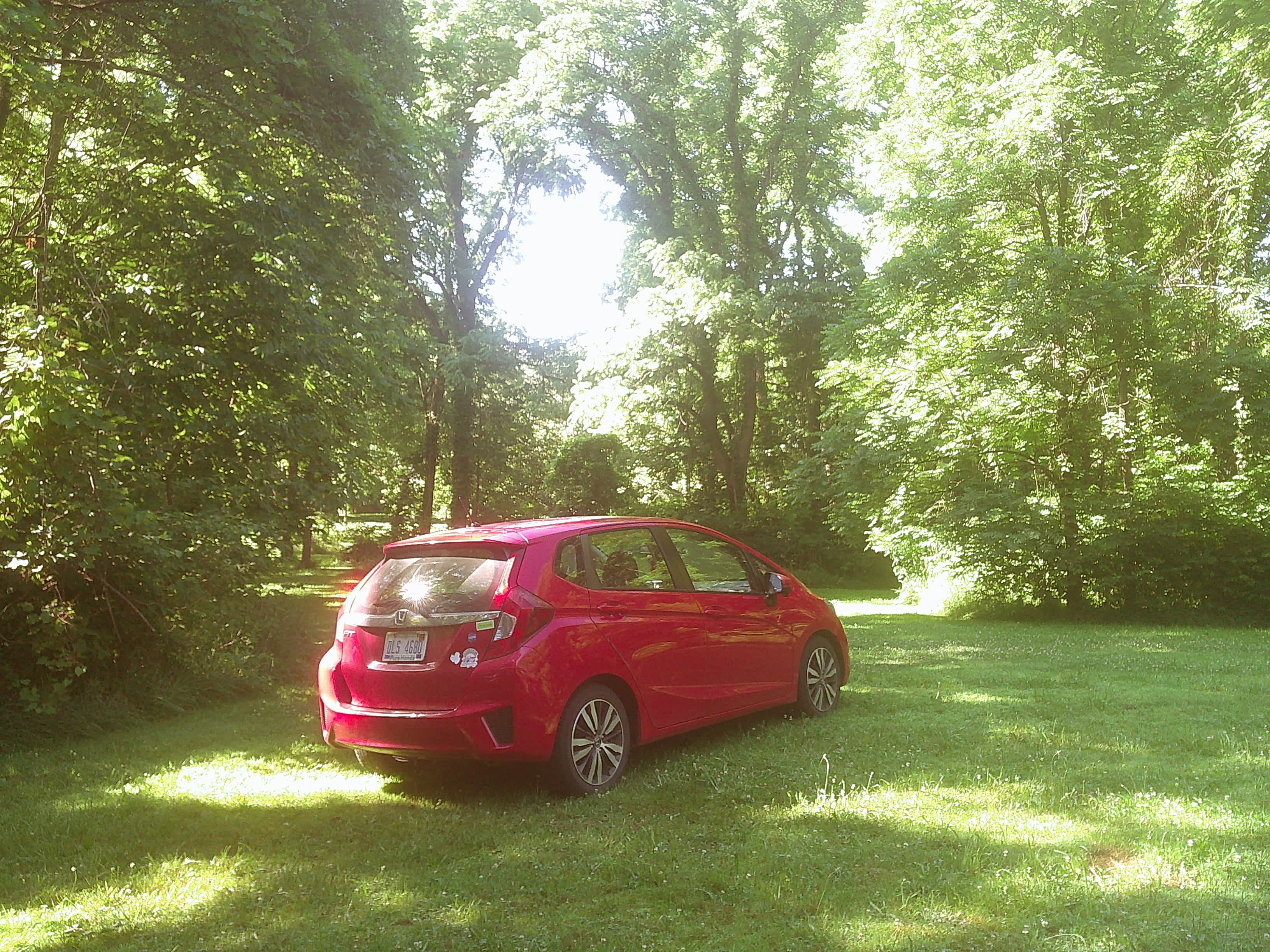 Easy to drive in at the meadow site