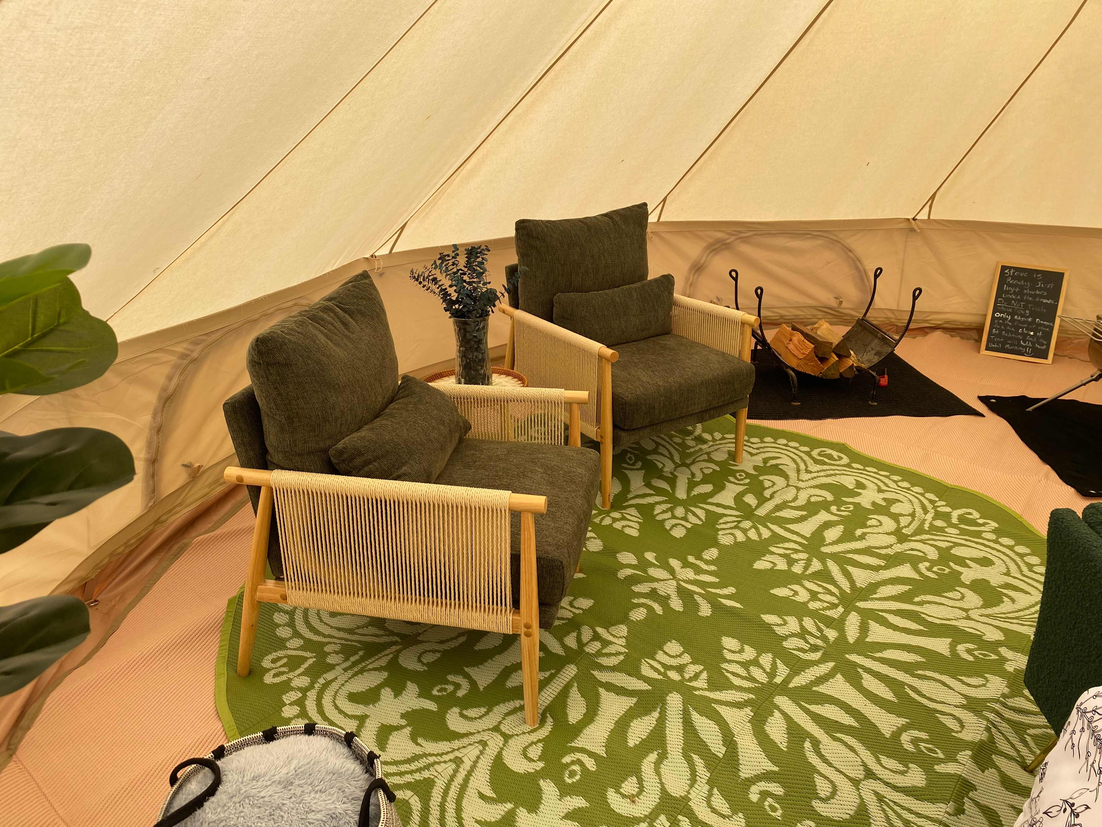 Moby's Pacific Beach Bell Tent