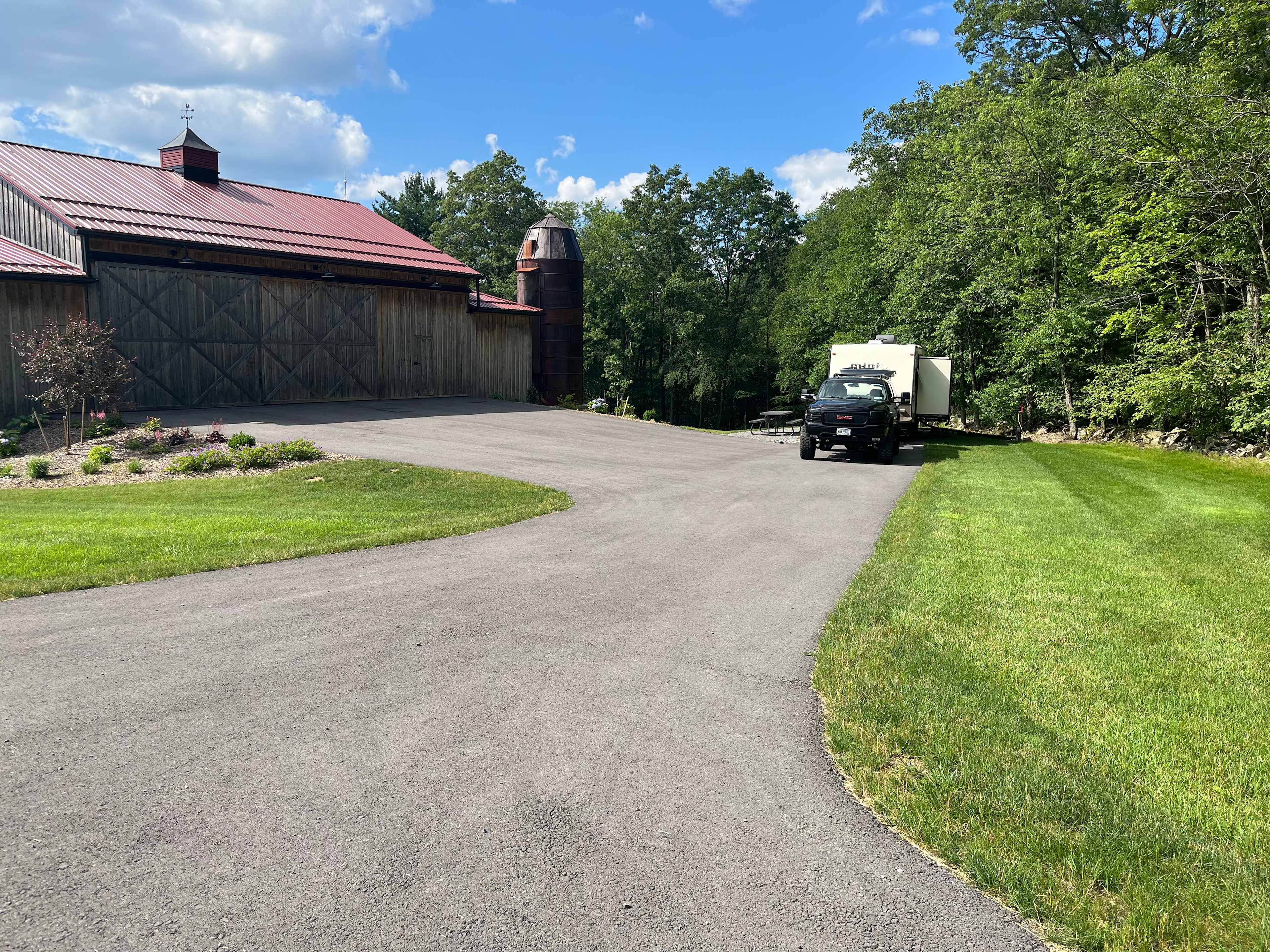 RV Hook Up at The Barn