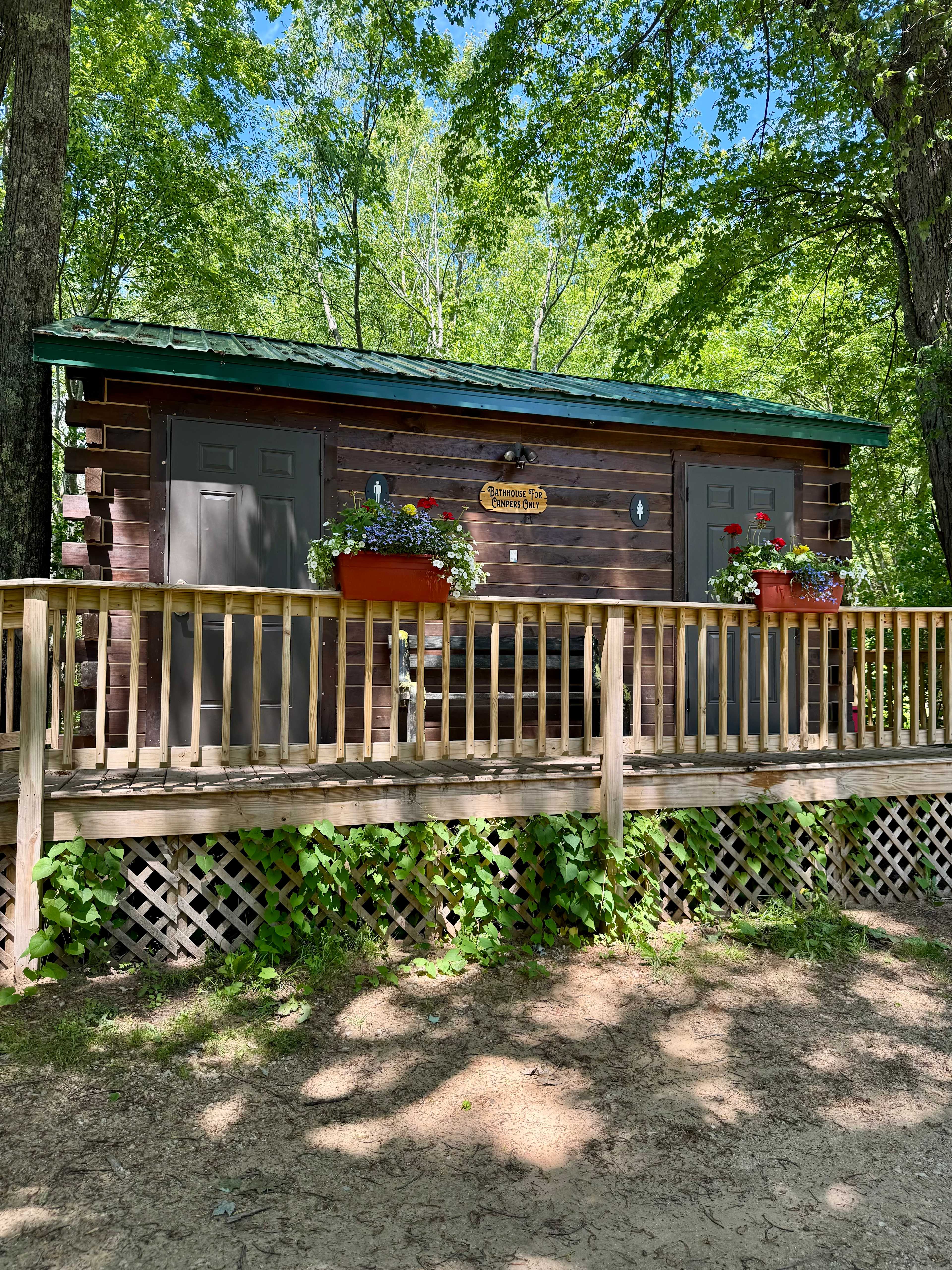 One of two bath houses 