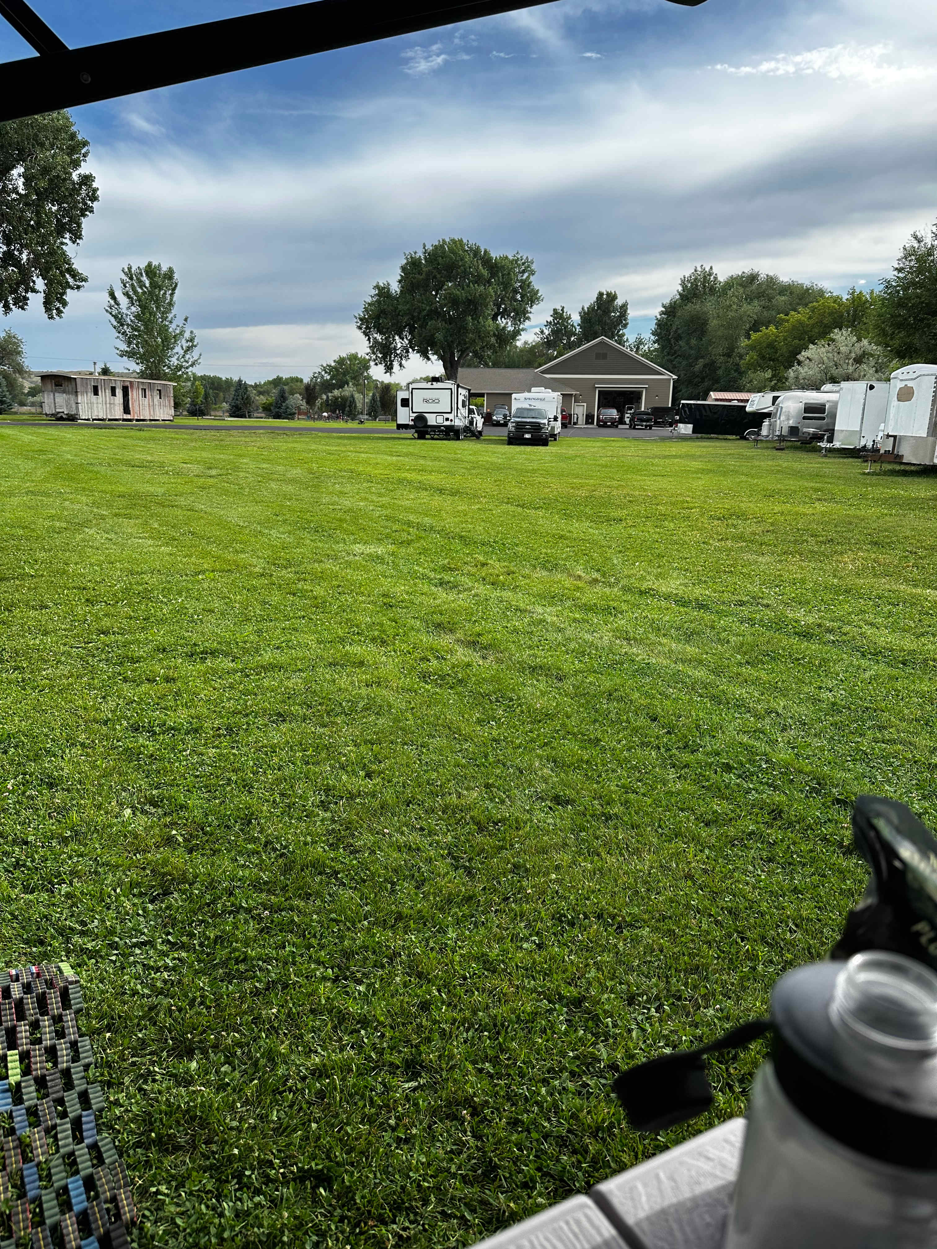 View from site by the fence.