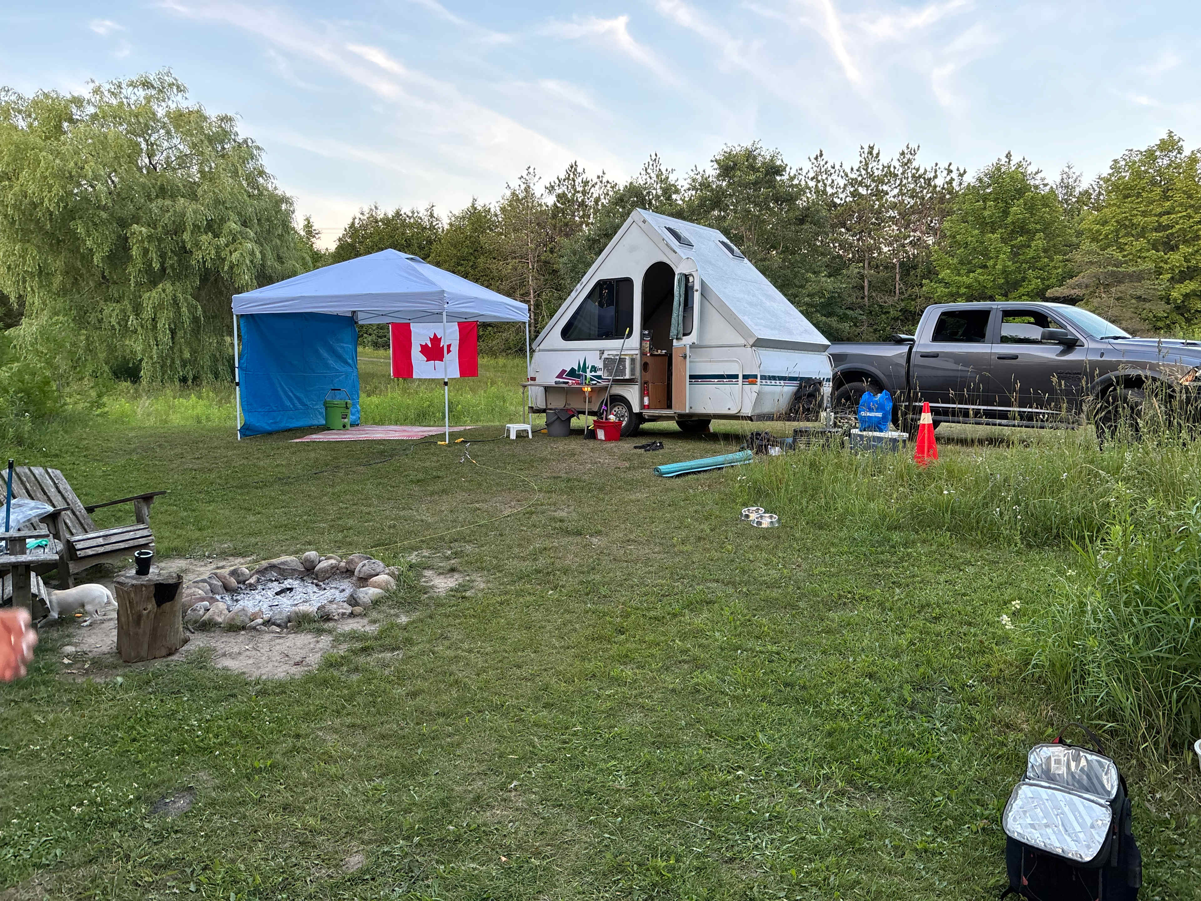 Next to Mono Cliffs Provincial Park