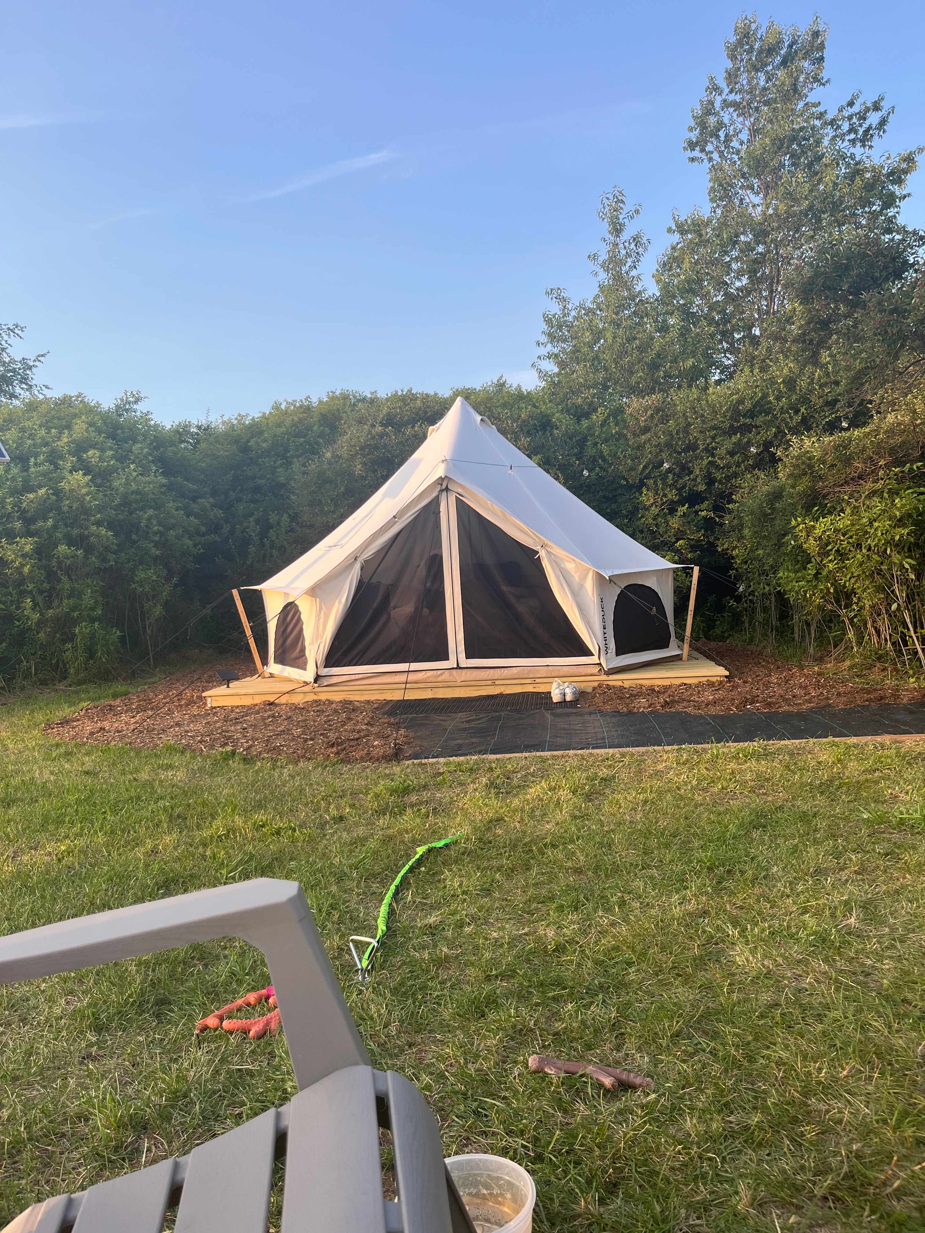 Overgrown Ridge Camp By Letchworth