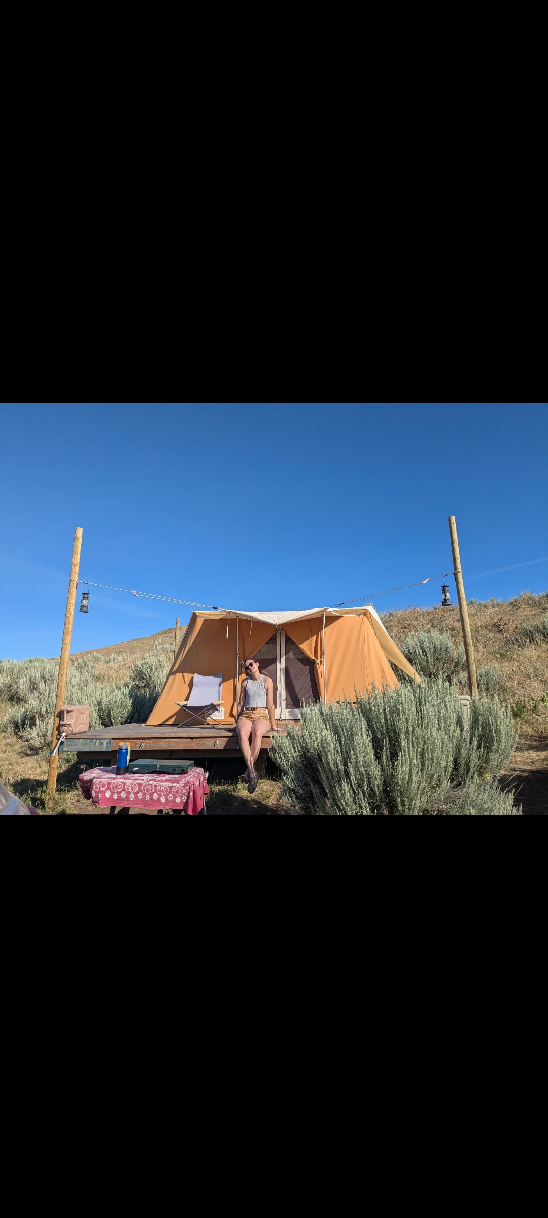 Secluded Hillside Camp