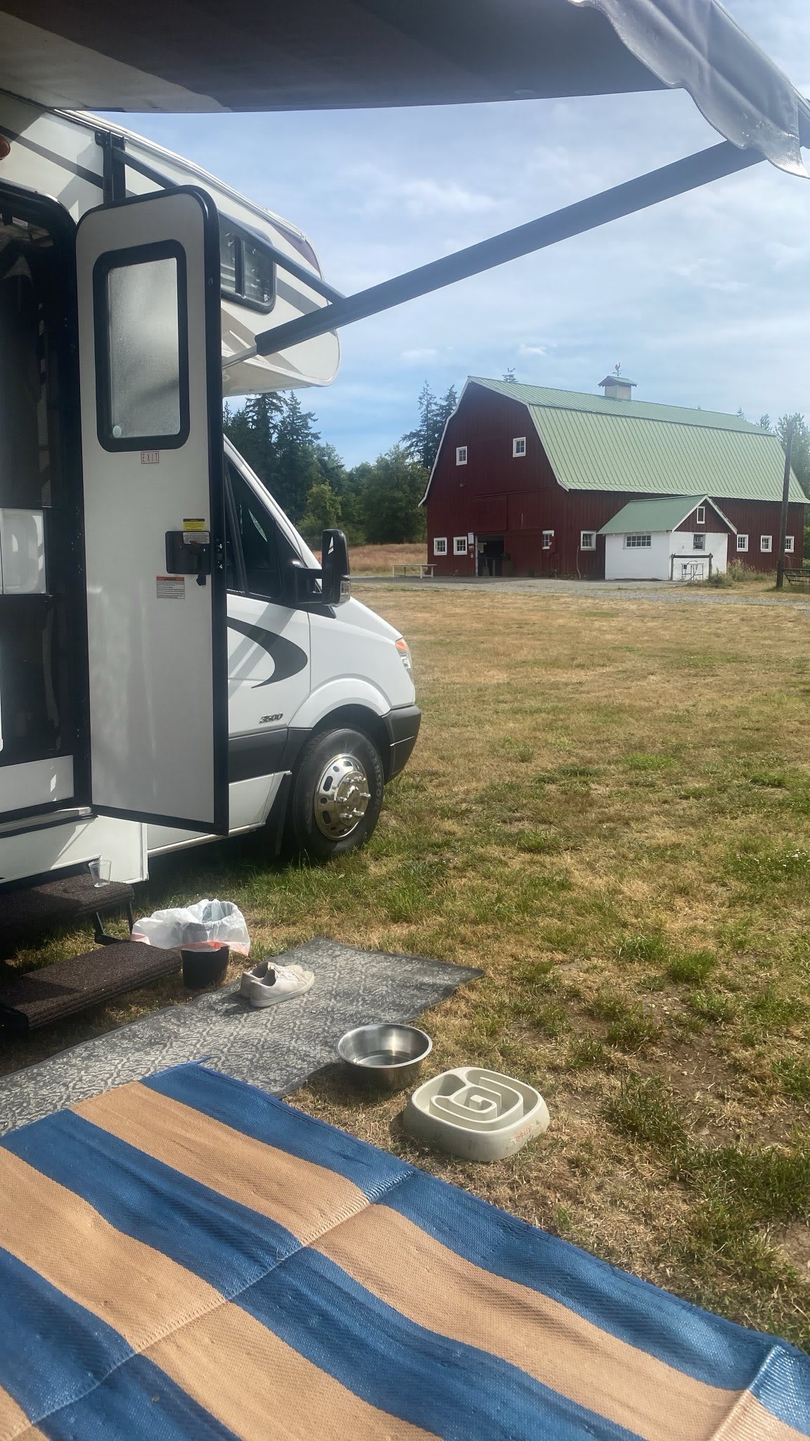 RV spot by the Walnut Tree 