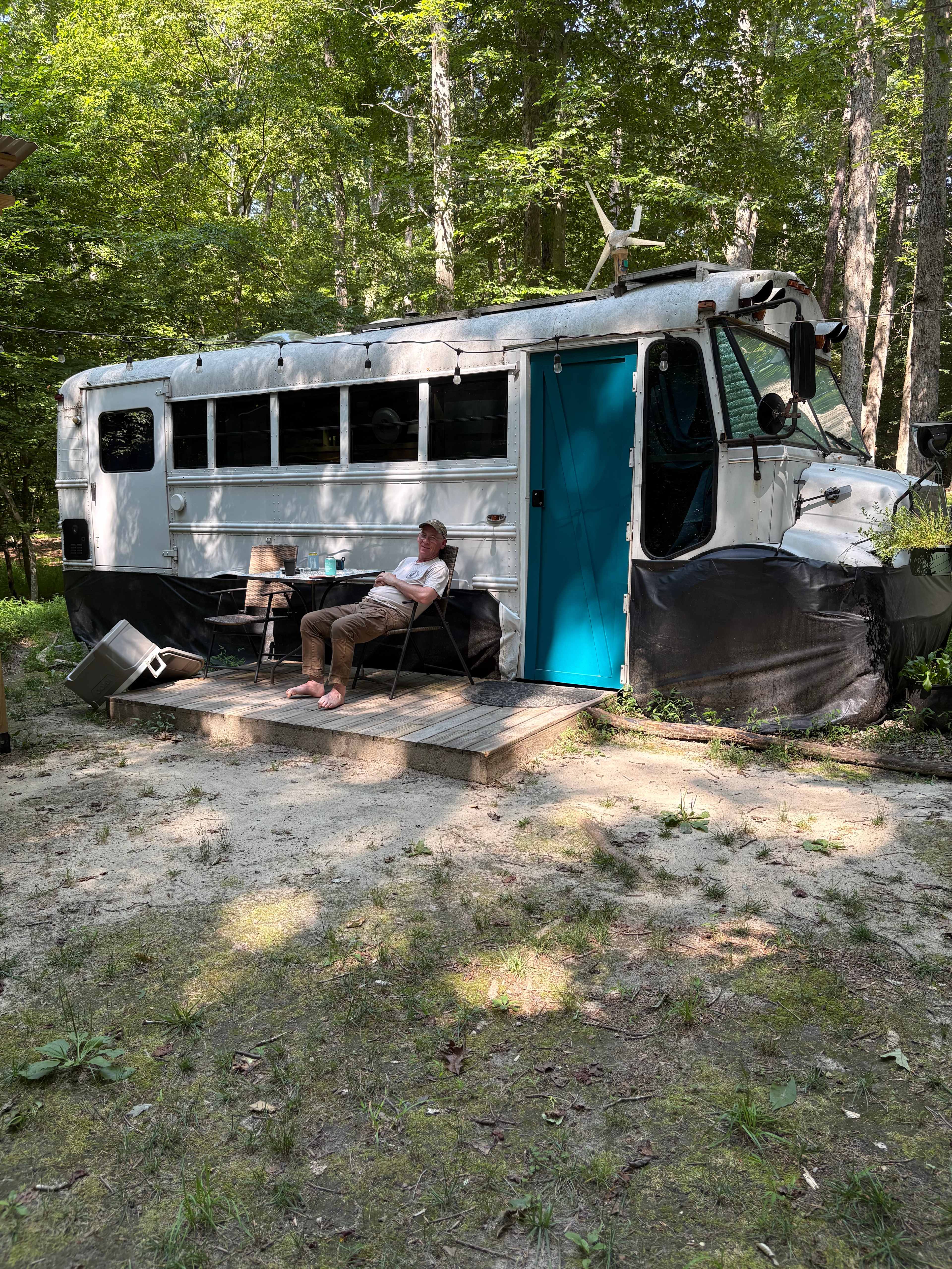 Settled on at the skoolie