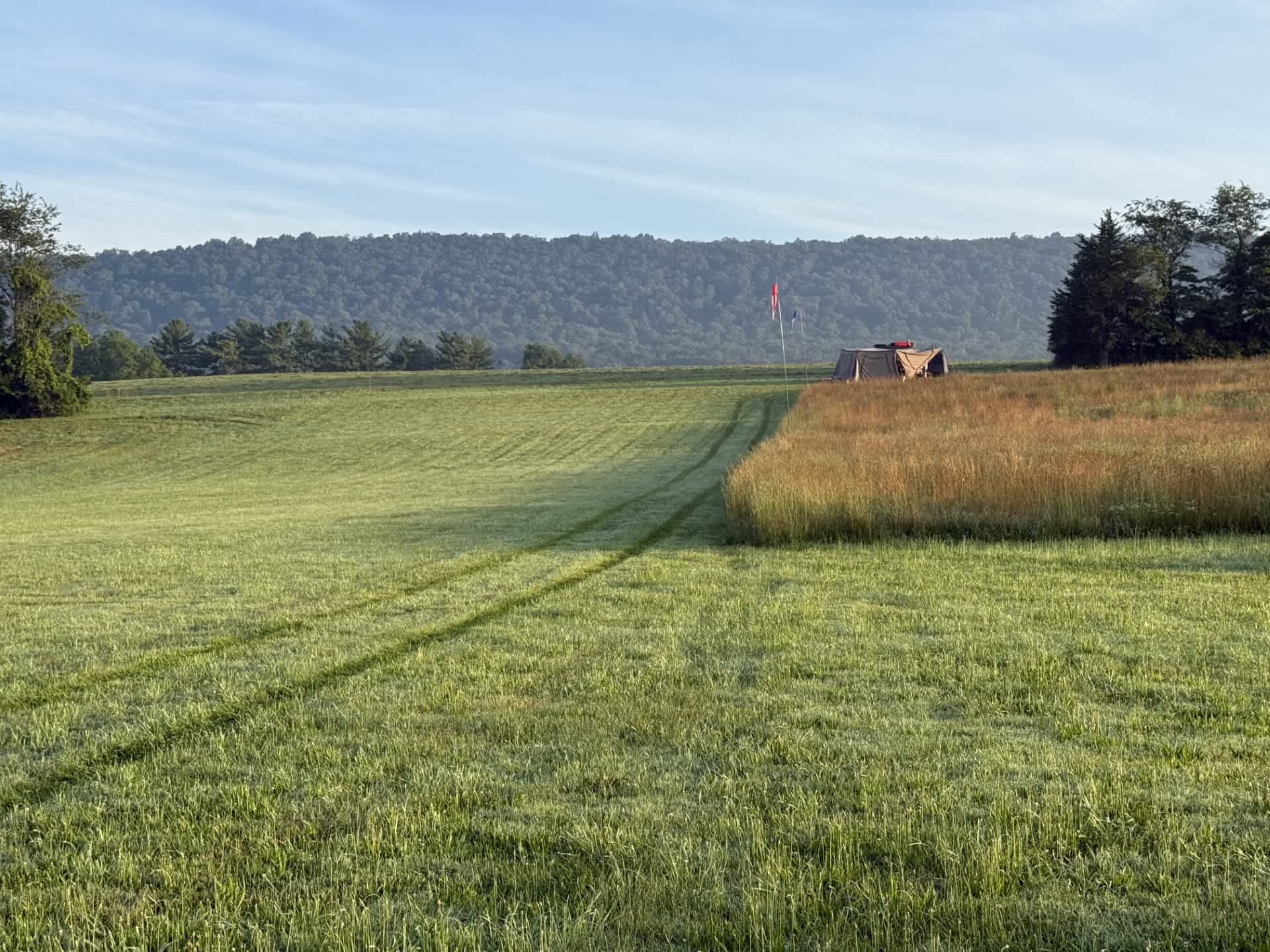 Dispersed Camp by Airfield