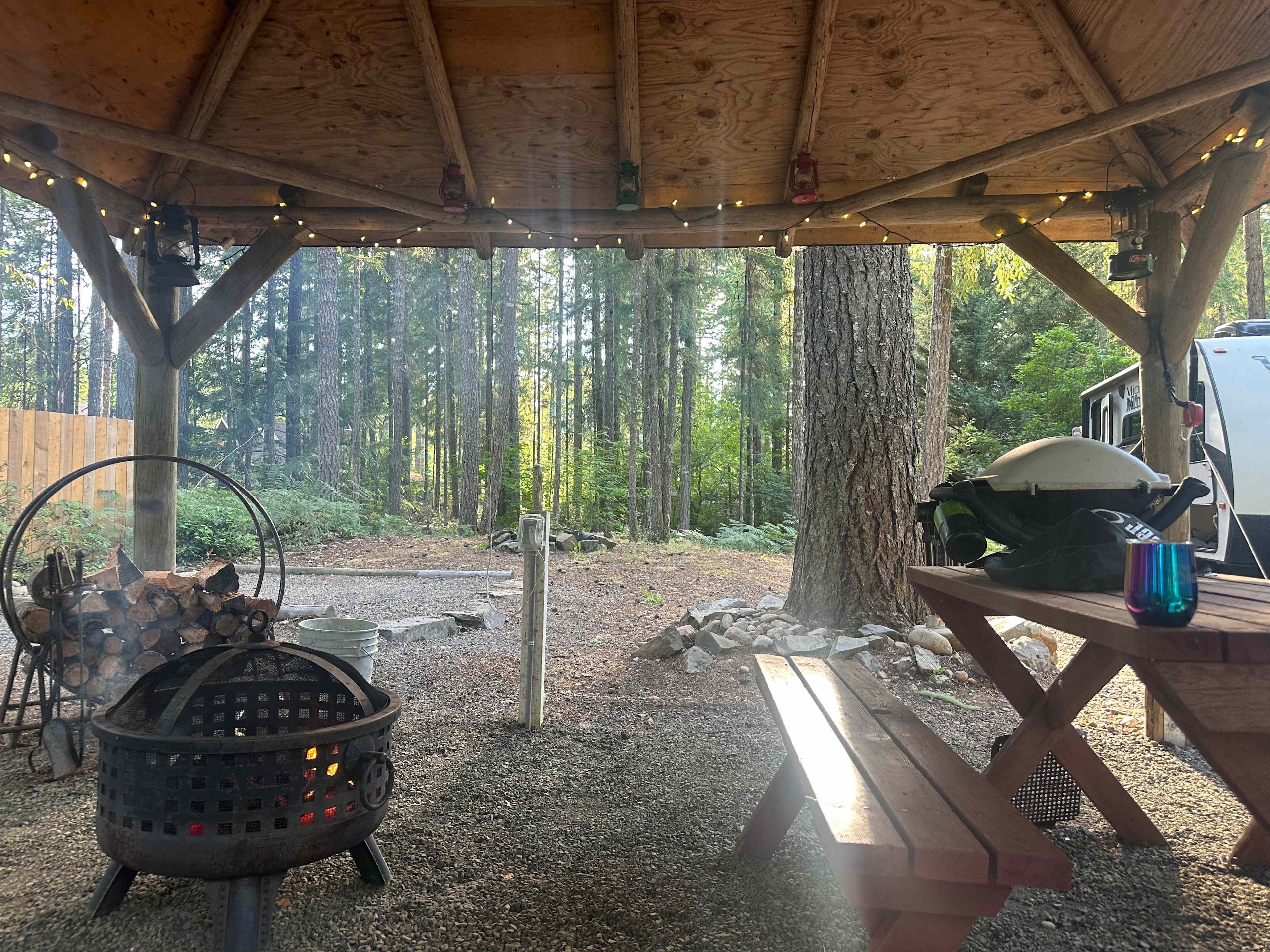 Lake Cushman RV Camping Lot