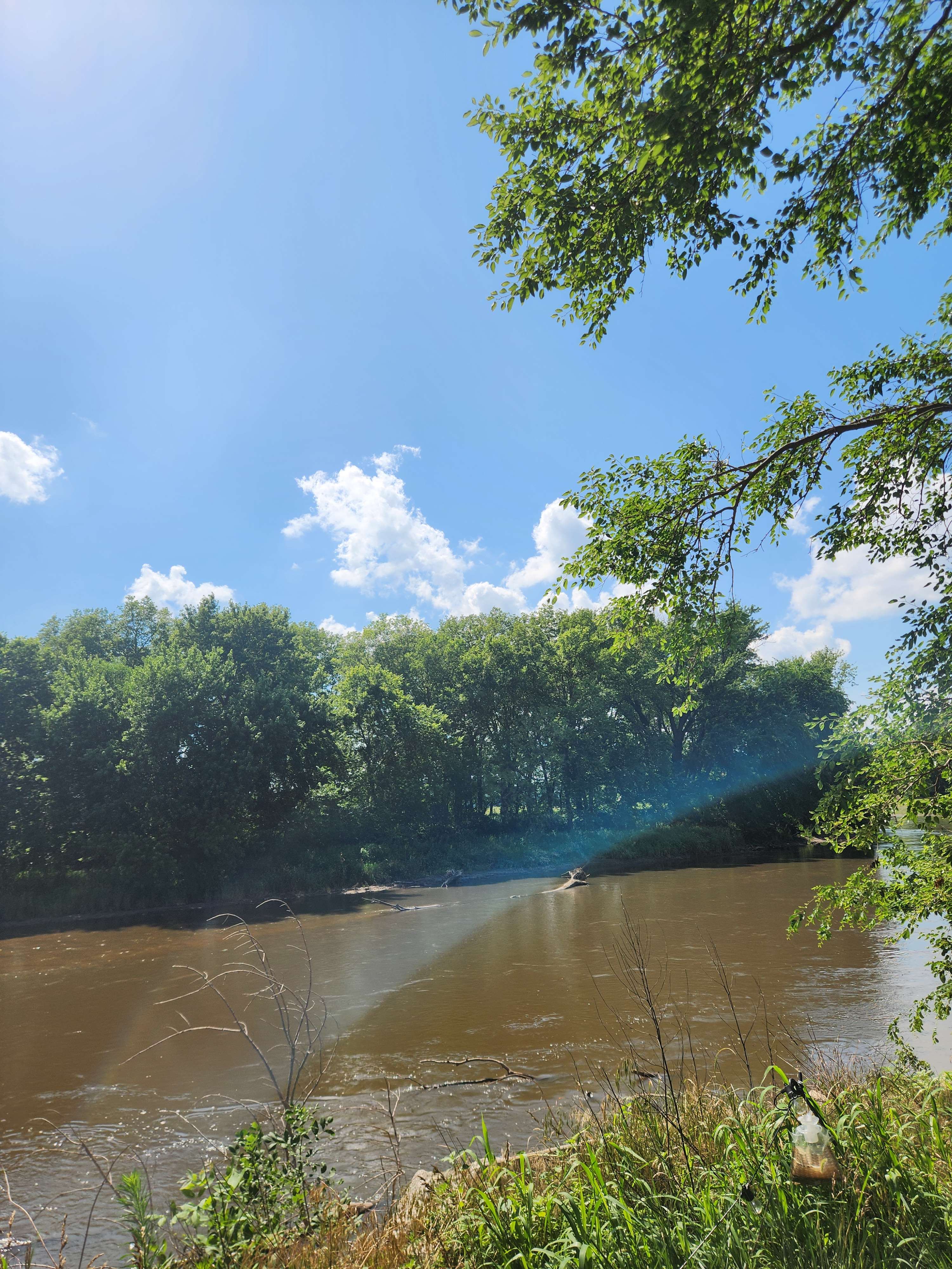 Tent camping on the Raccoon River