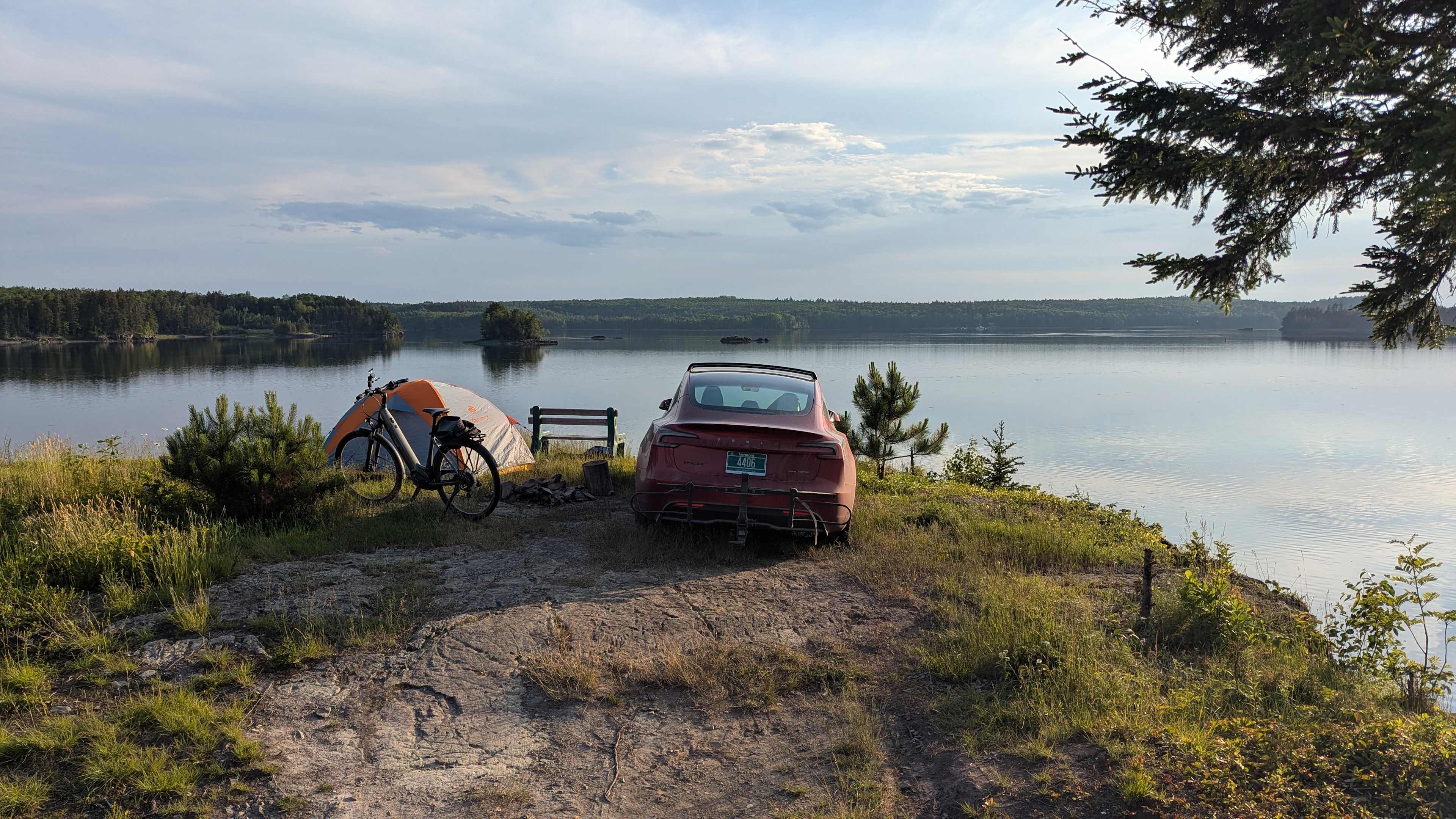 Mouth of the Magaguadavic Camping