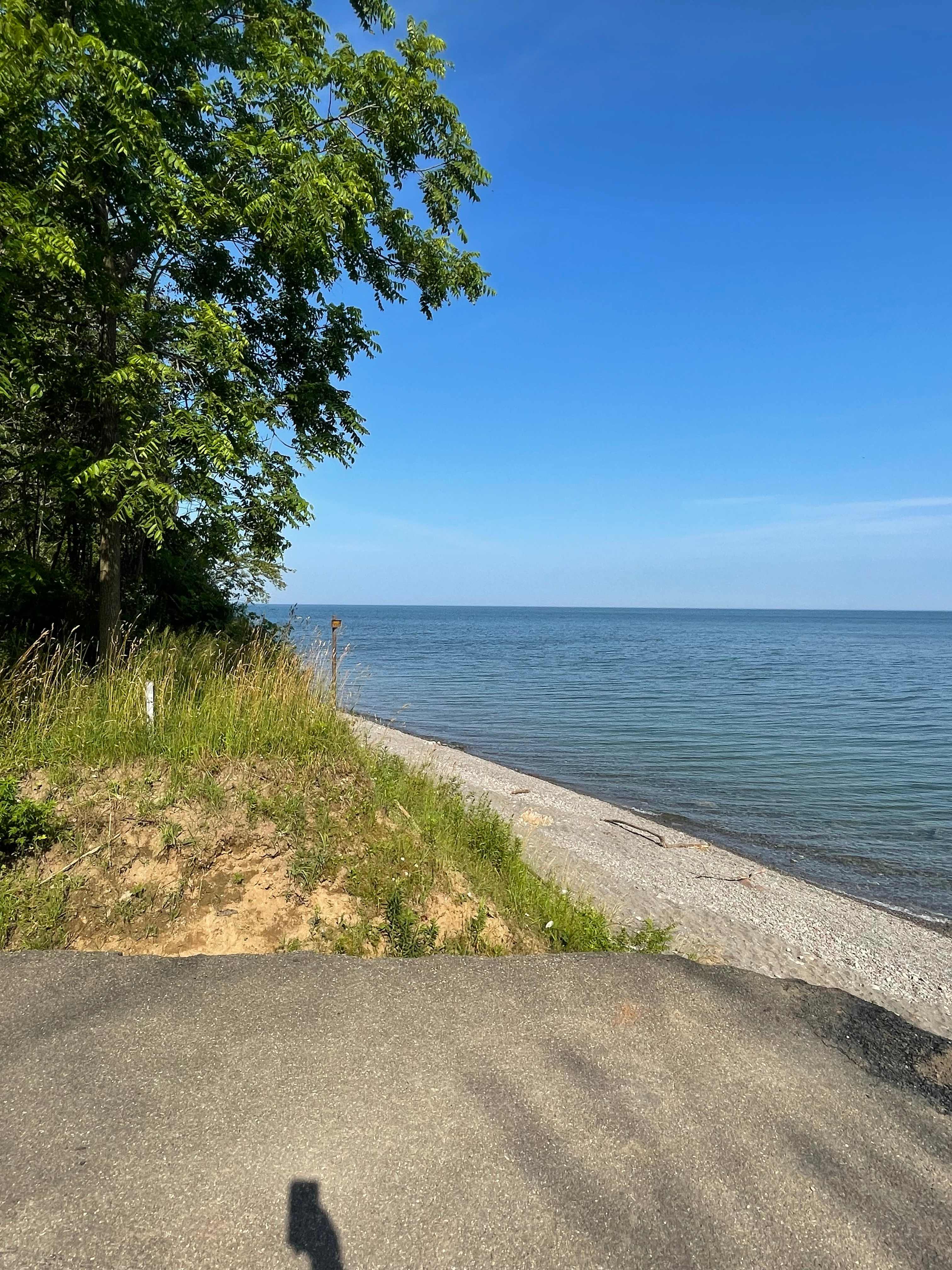 Chimney bluff beach