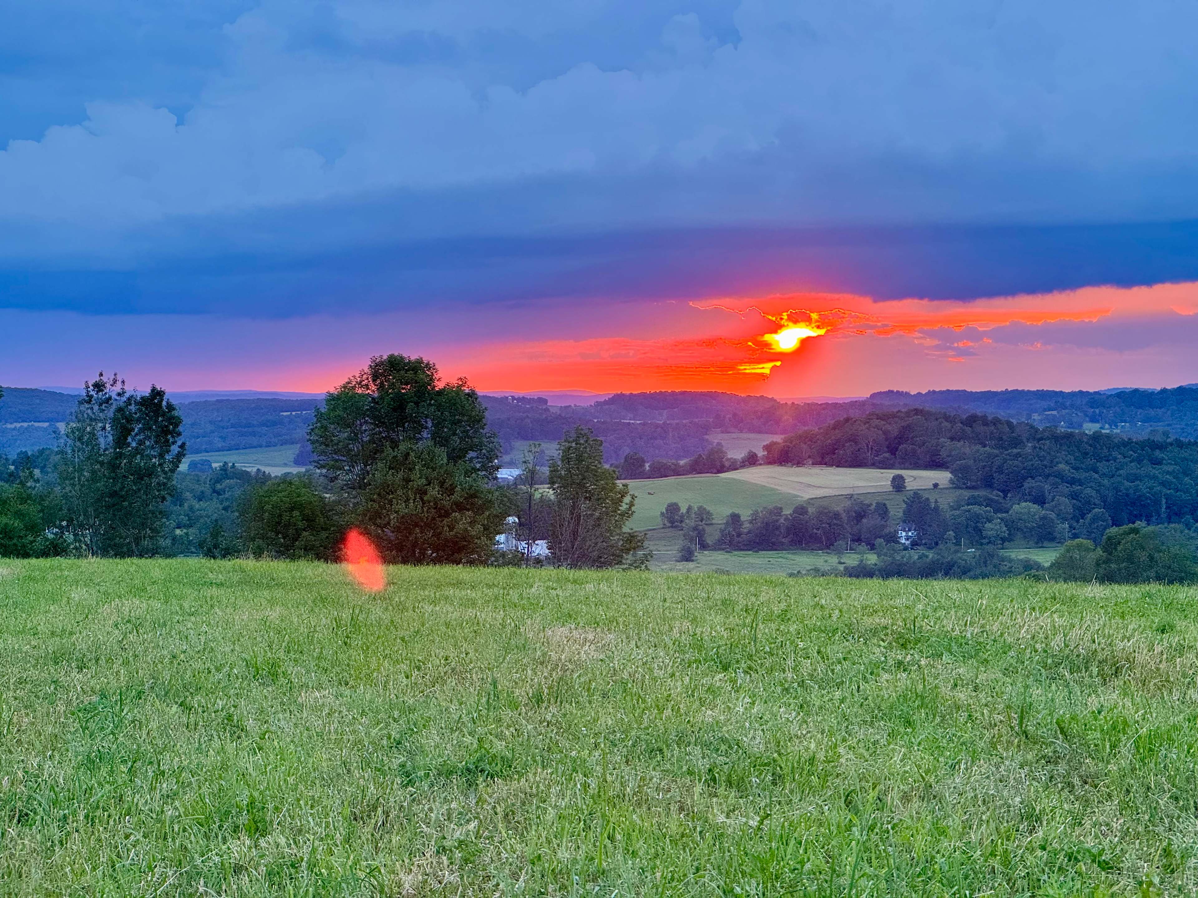 Wahl Dairy Farm.  Hilltop Campsite
