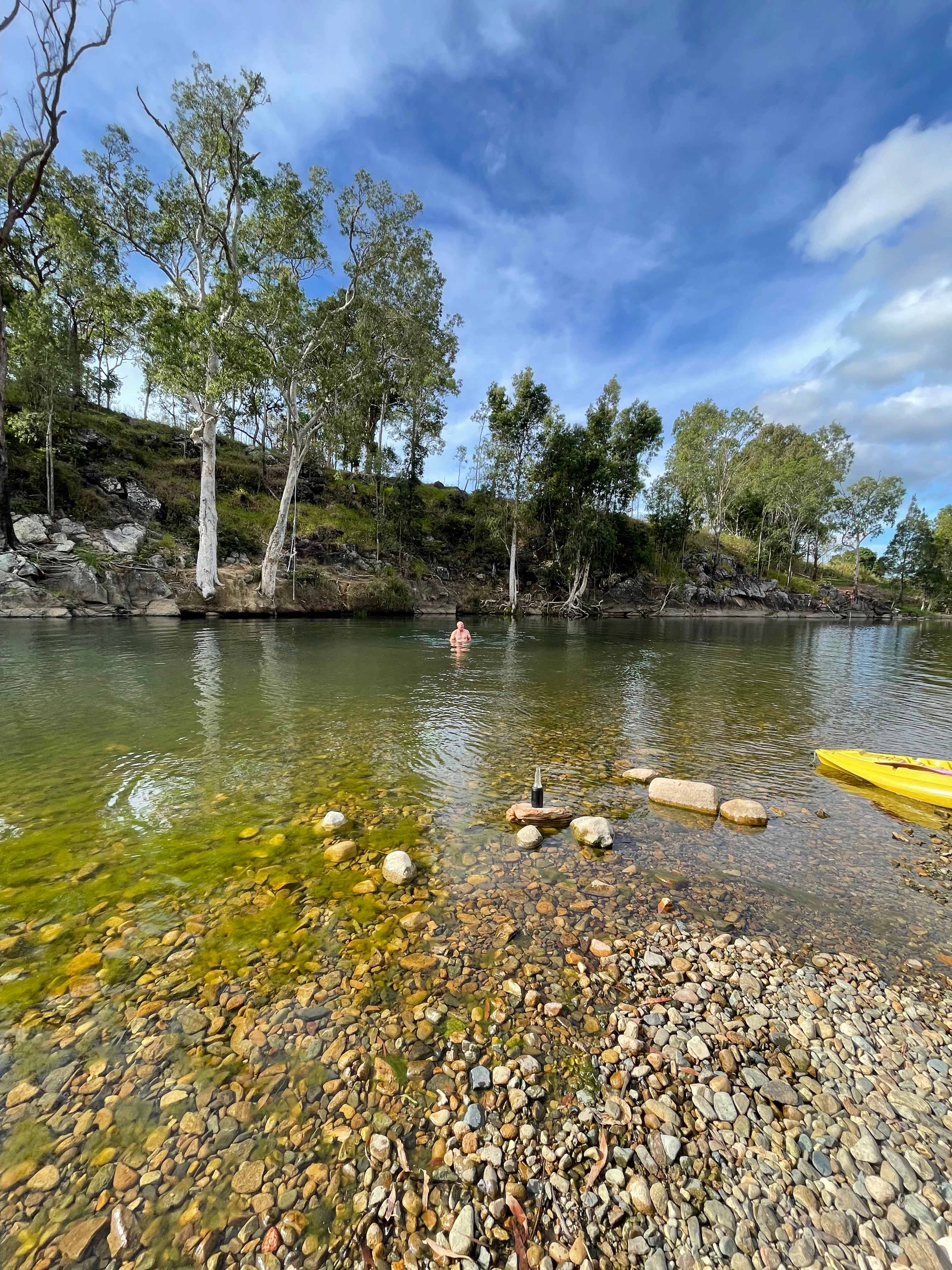 Creek and Antique Camping