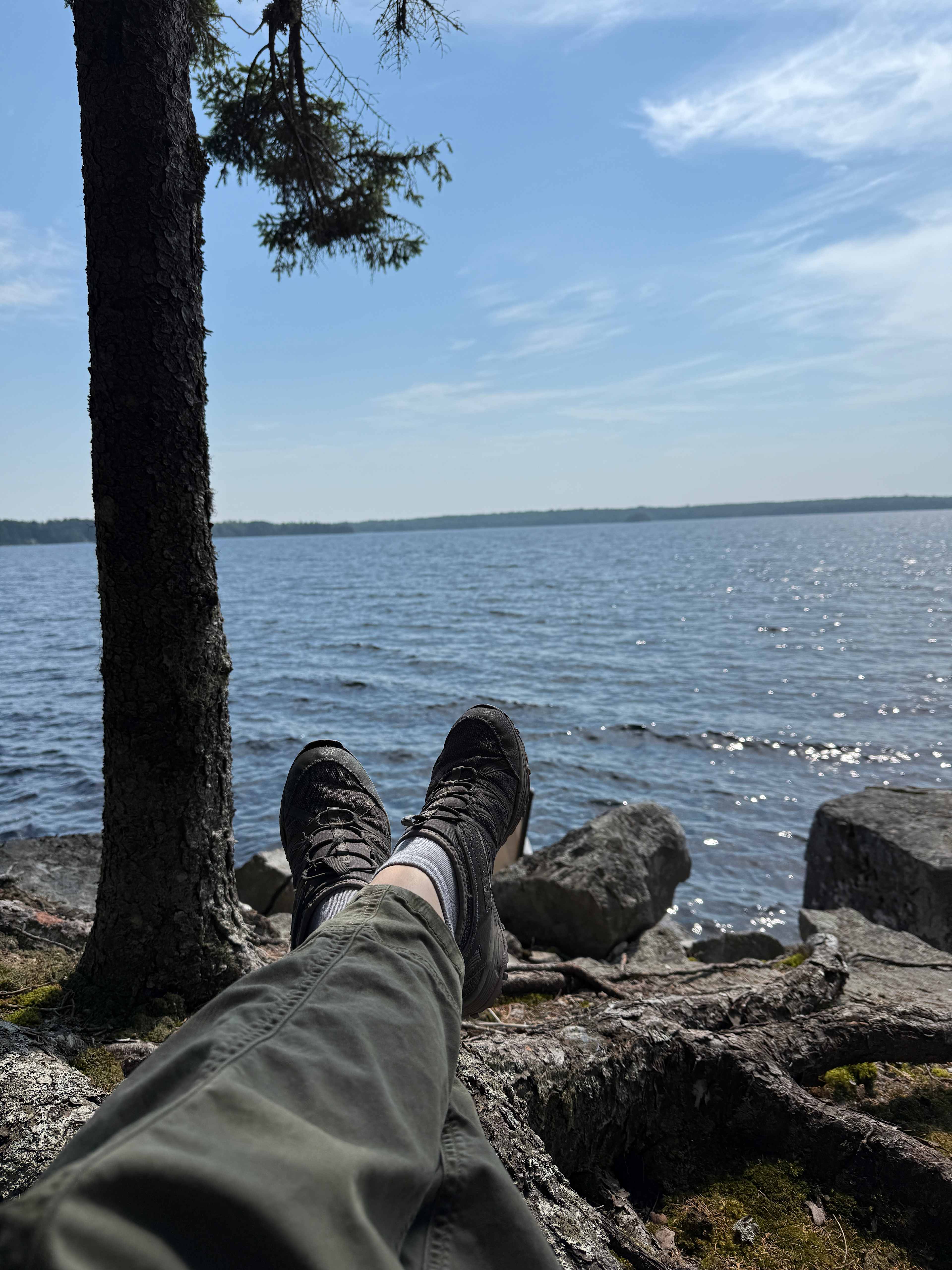 Lake side. 